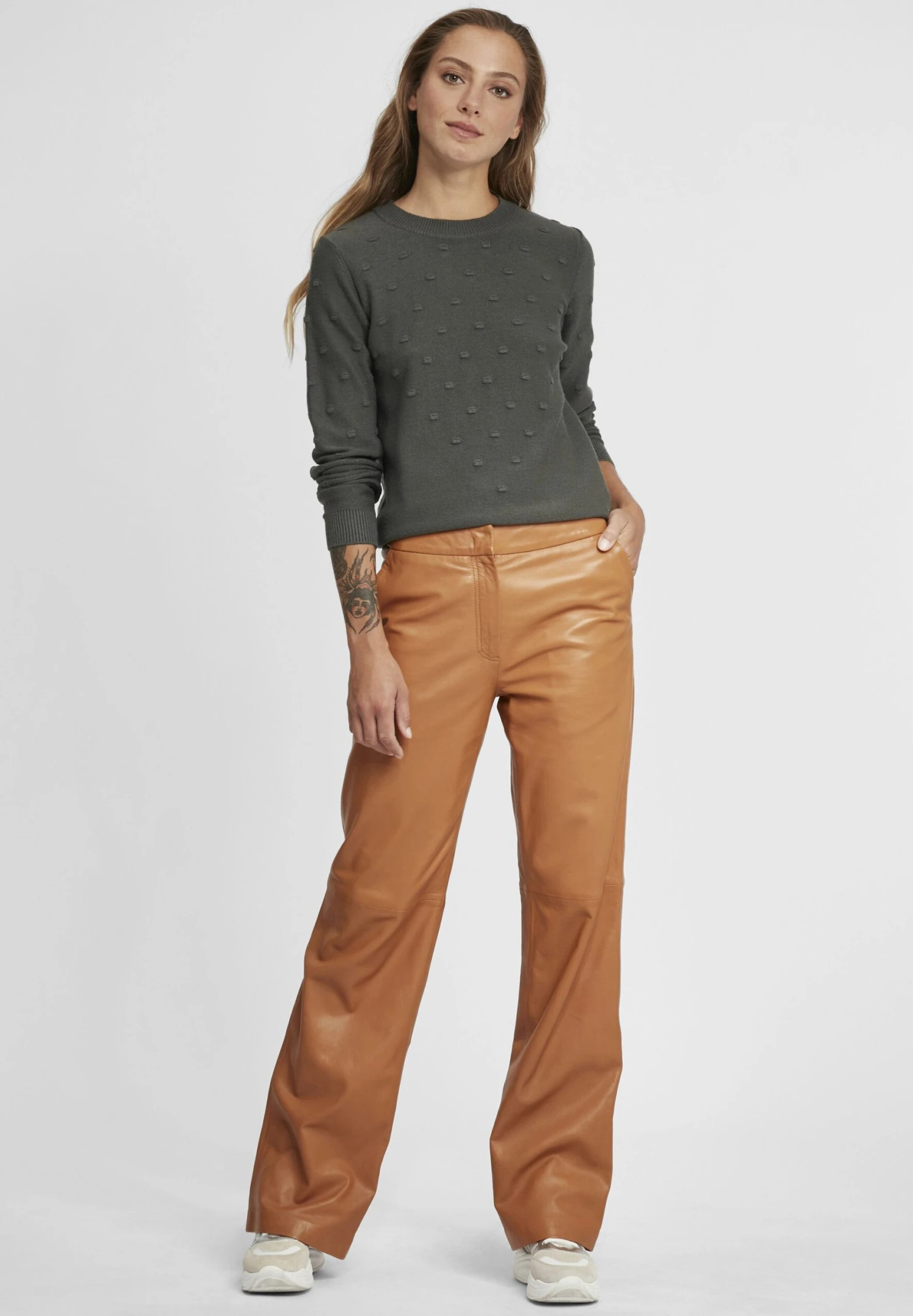 OXMO Oxdotta - Jersey De Punto - Dark Shadow 2 OXMO Oxdotta - Jersey De Punto - Dark Shadow - Imagen 2