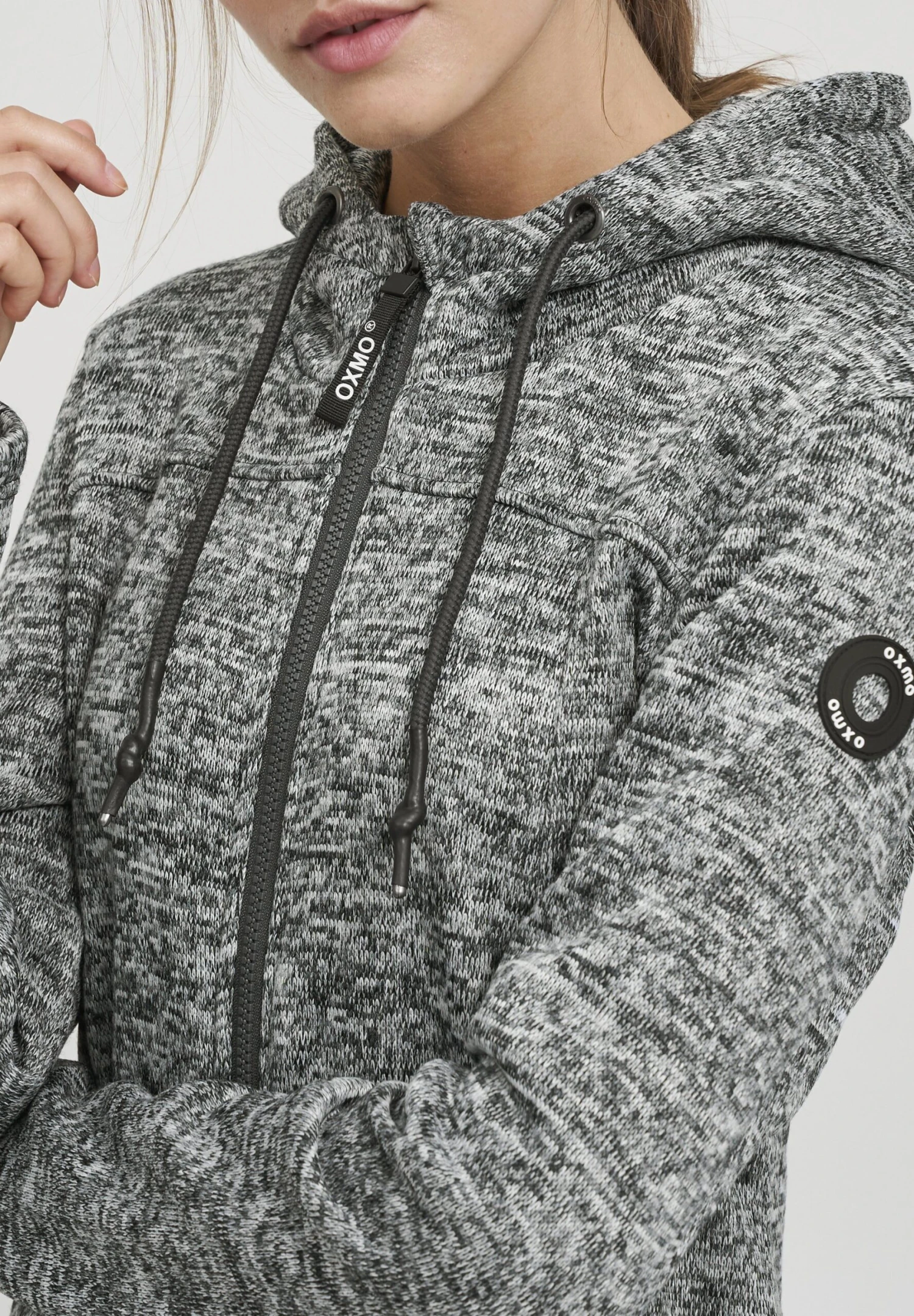 OXMO Oxkaira - Abrigo De Invierno - Dark Shadow 4 OXMO Oxkaira - Abrigo De Invierno - Dark Shadow - Imagen 4