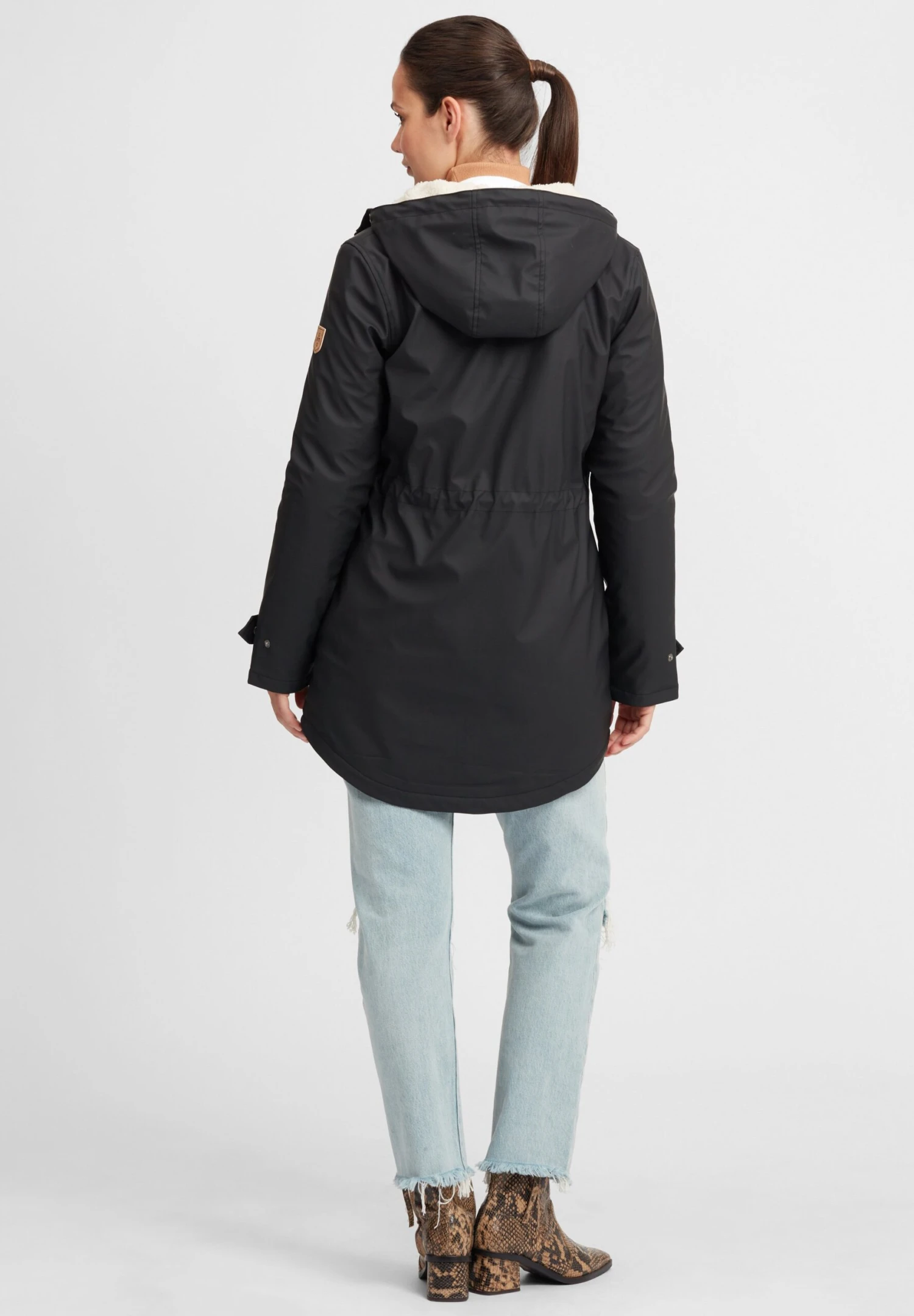 OXMO Oxjolina - Parka - Black 3 OXMO Oxjolina - Parka - Black - Imagen 3