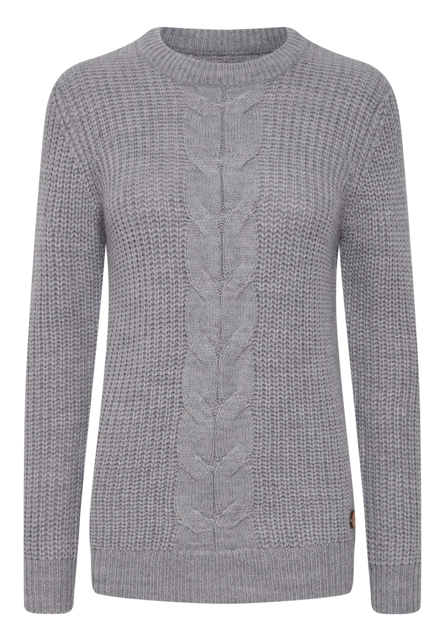 OXMO Oxnatasja - Jersey De Punto - Medium Grey Melange 6 OXMO Oxnatasja - Jersey De Punto - Medium Grey Melange - Imagen 6