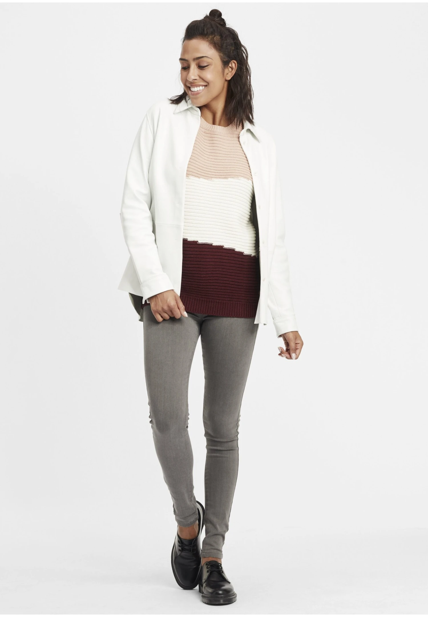 OXMO Oxolma - Jersey De Punto - Mahogany Rose 2 OXMO Oxolma - Jersey De Punto - Mahogany Rose - Imagen 2