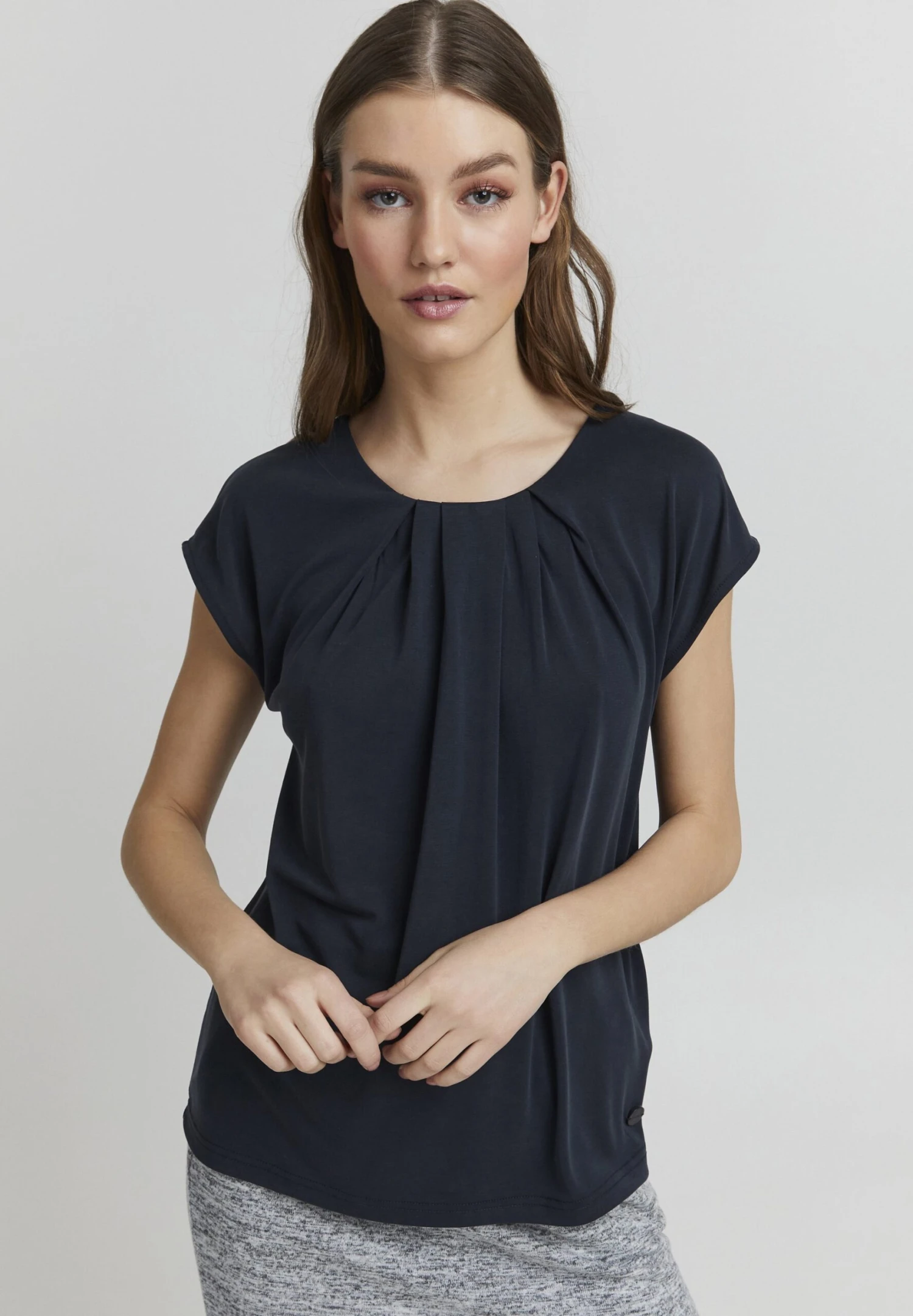 OXMO Bjalla - Camiseta Estampada - Darkblue 1 OXMO Bjalla - Camiseta Estampada - Darkblue