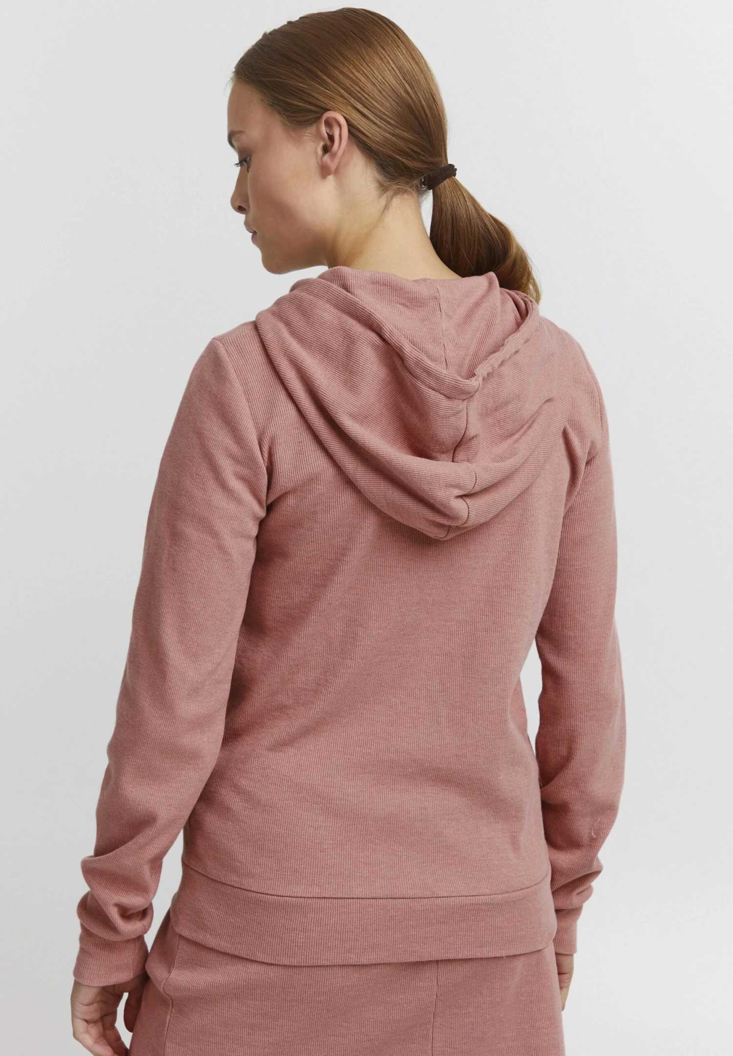 OXMO Oxlova - Sudadera Con Cremallera - Ash Rose Melange 3 OXMO Oxlova - Sudadera Con Cremallera - Ash Rose Melange - Imagen 3