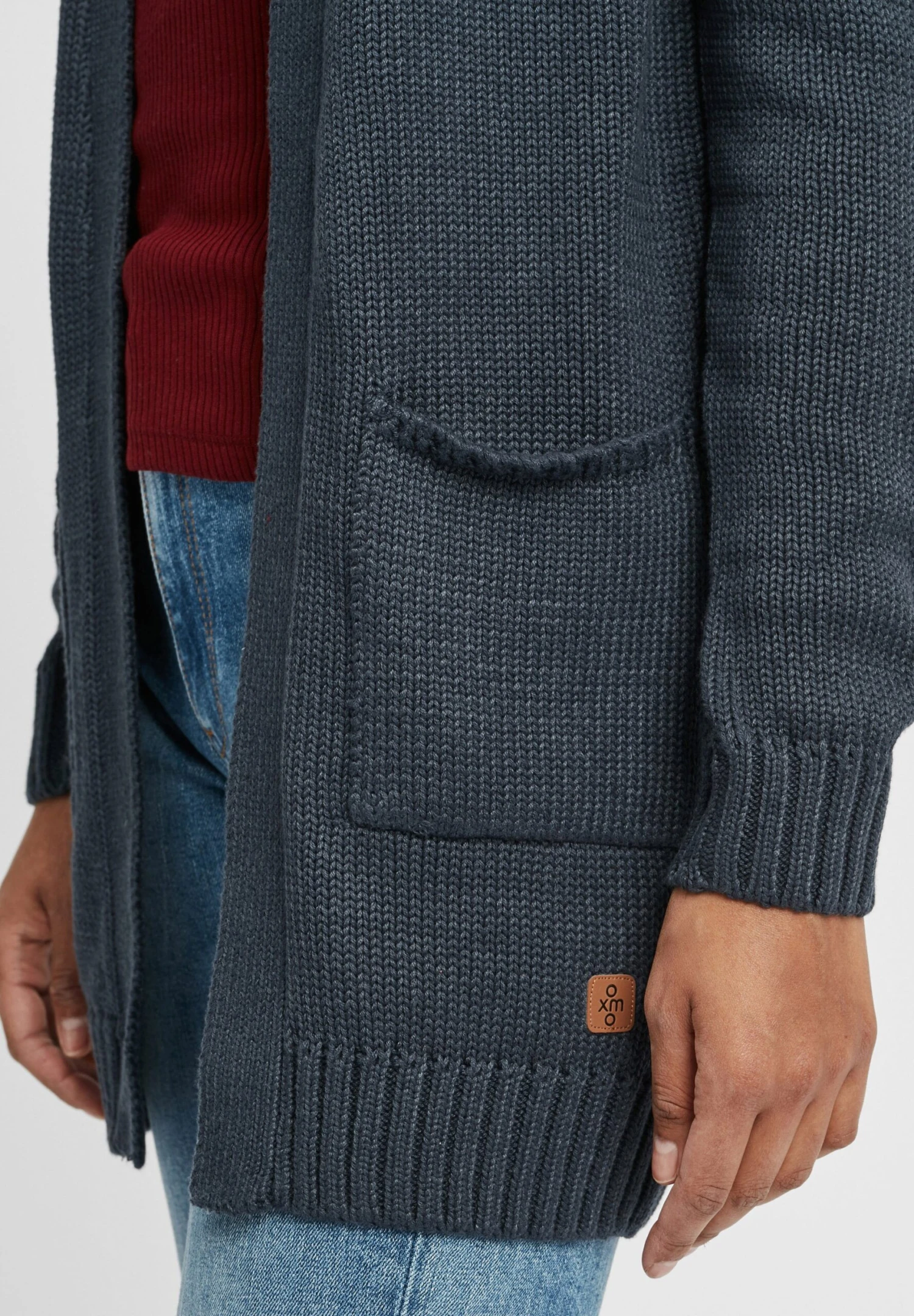 OXMO Oxpaula - Chaqueta De Punto - Ins Bl Mel 5 OXMO Oxpaula - Chaqueta De Punto - Ins Bl Mel - Imagen 5