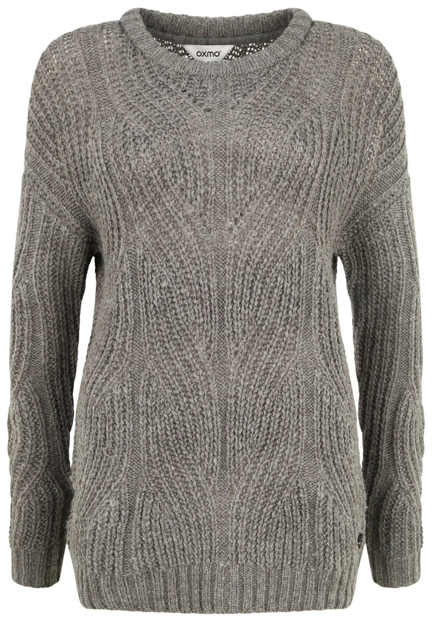 OXMO Oxchiara - Jersey De Punto - Medium Grey Melange 6 OXMO Oxchiara - Jersey De Punto - Medium Grey Melange - Imagen 6
