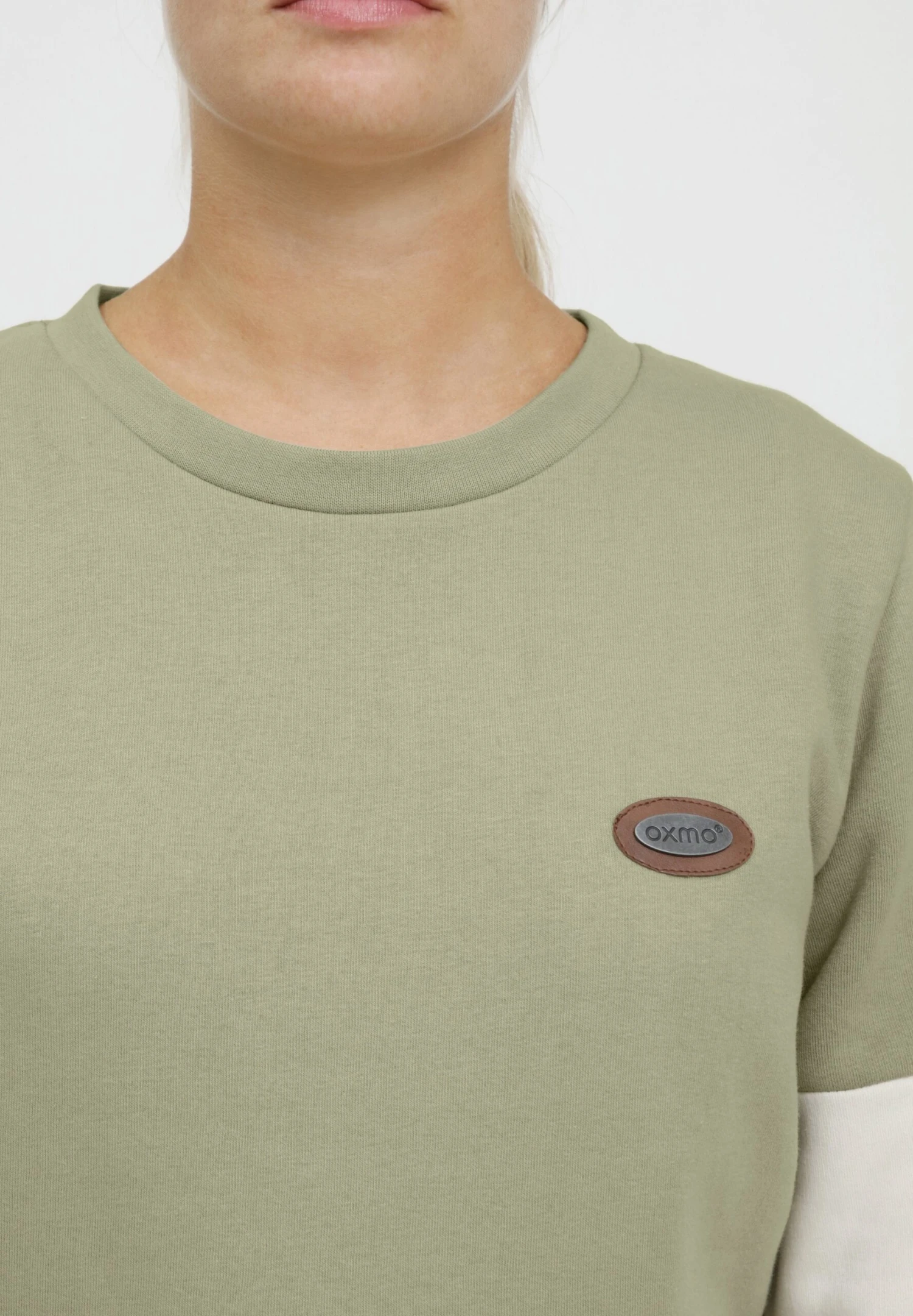 OXMO Oxtrine - Jersey De Punto - Seagrass 4 OXMO Oxtrine - Jersey De Punto - Seagrass - Imagen 4