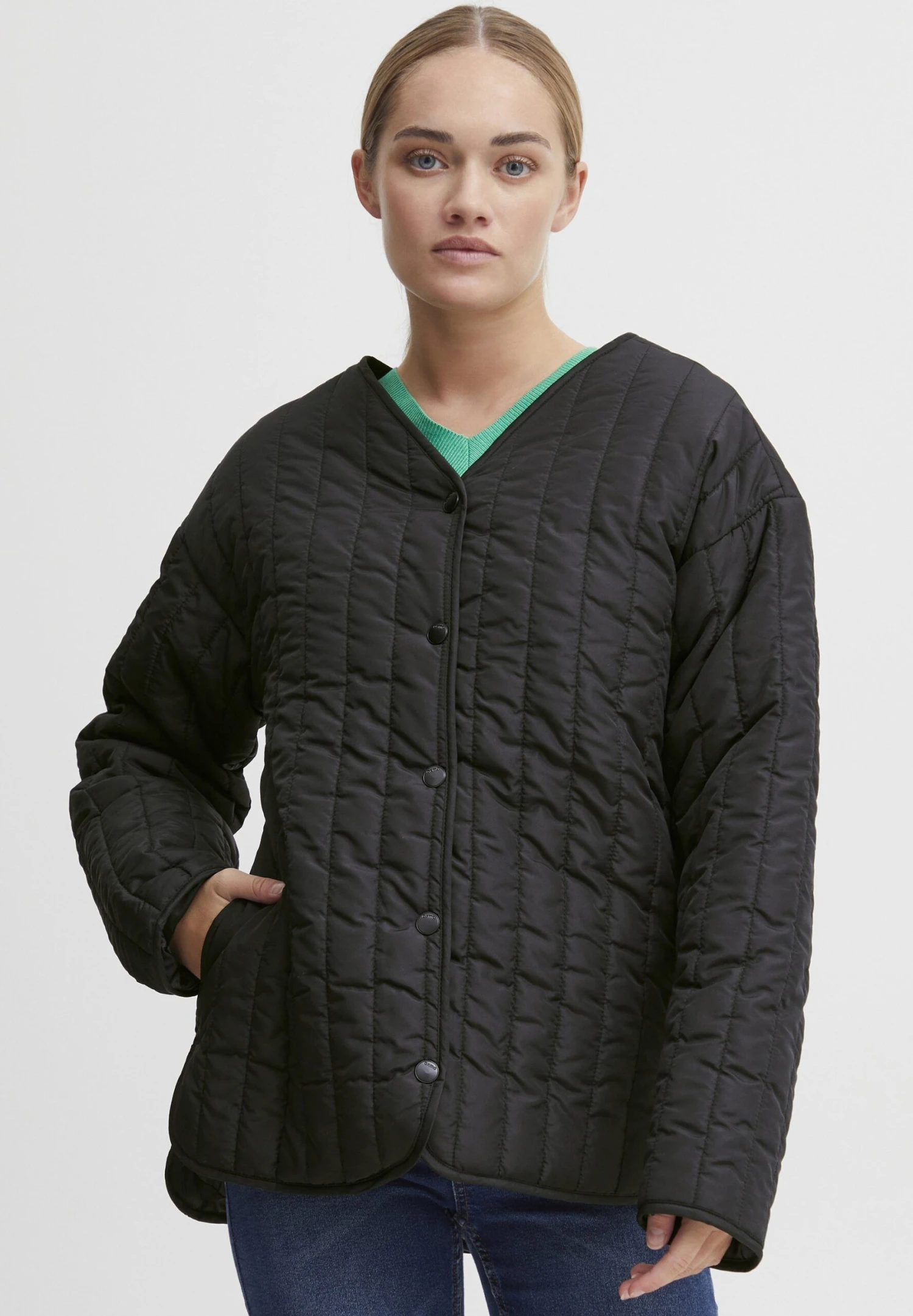 OXMO Oxsaggy - Chaqueta De Entretiempo - Black 1 OXMO Oxsaggy - Chaqueta De Entretiempo - Black