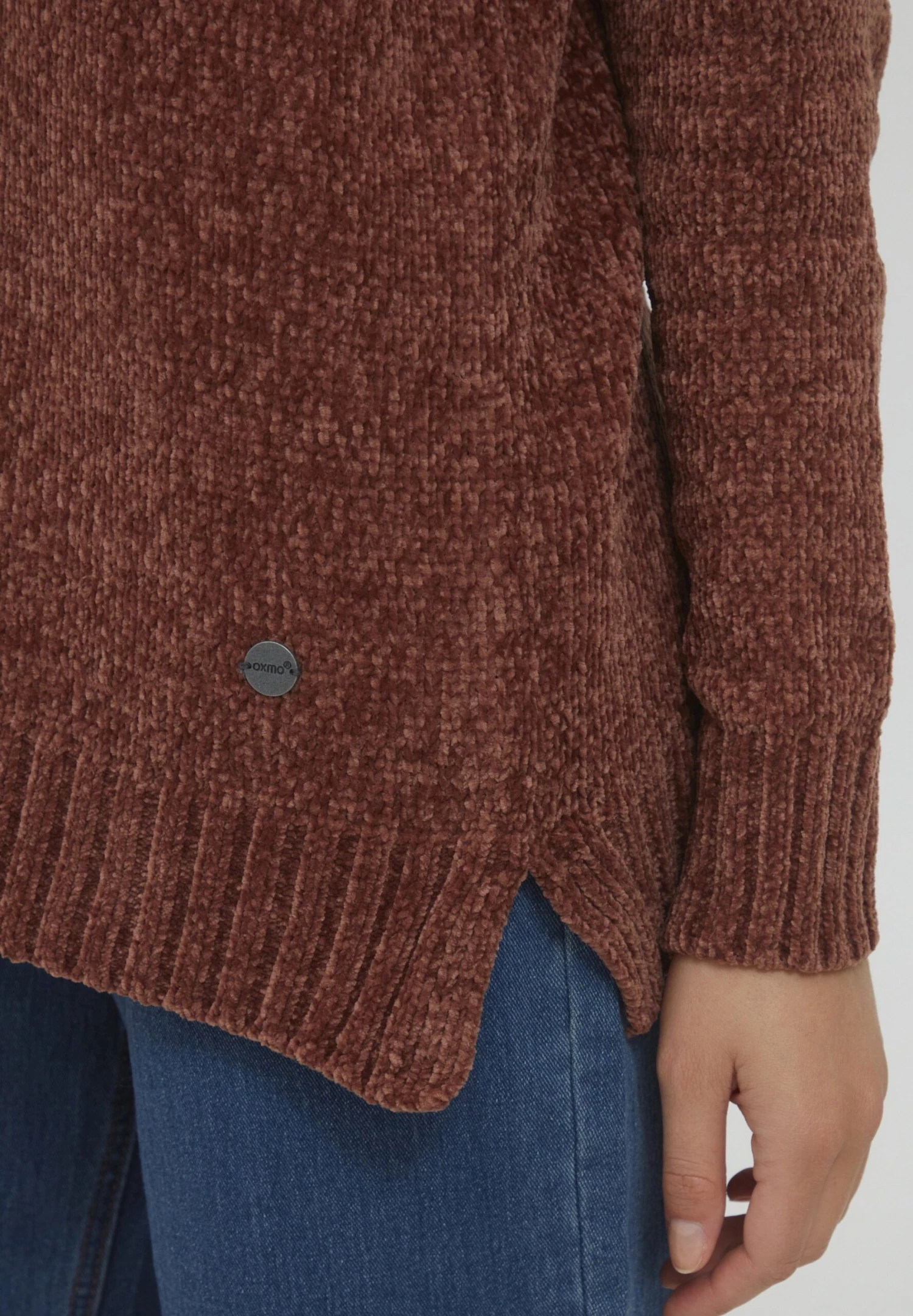 OXMO Oxelvina - Jersey De Punto - Dark Cinnamon 5 OXMO Oxelvina - Jersey De Punto - Dark Cinnamon - Imagen 5