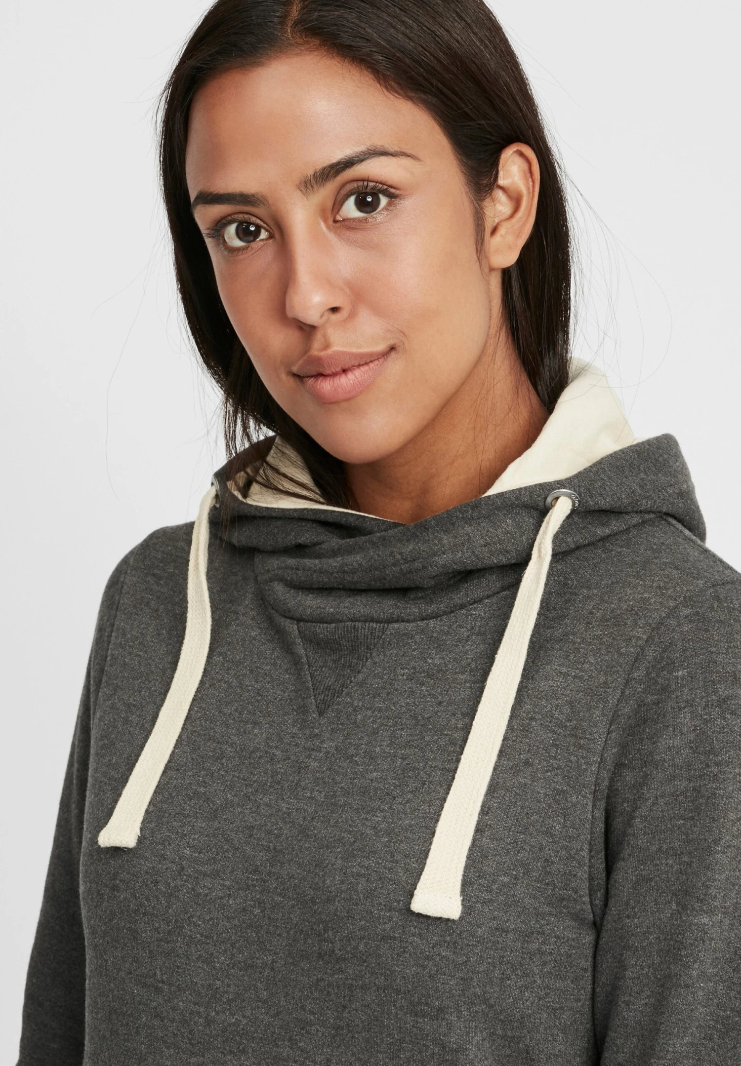 OXMO Oxjenny - Jersey Con Capucha - Charcoal 4 OXMO Oxjenny - Jersey Con Capucha - Charcoal - Imagen 4