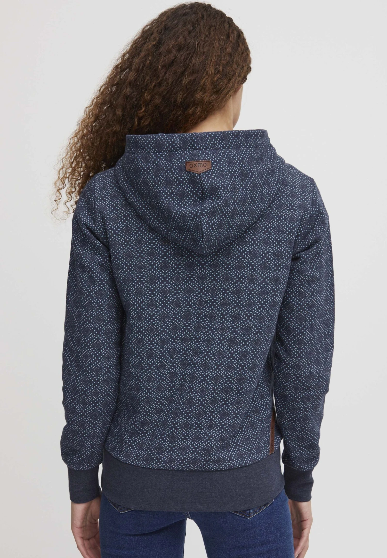 OXMO Vendela - Sudadera Con Cremallera - Total Eclipse Melange 3 OXMO Vendela - Sudadera Con Cremallera - Total Eclipse Melange - Imagen 3