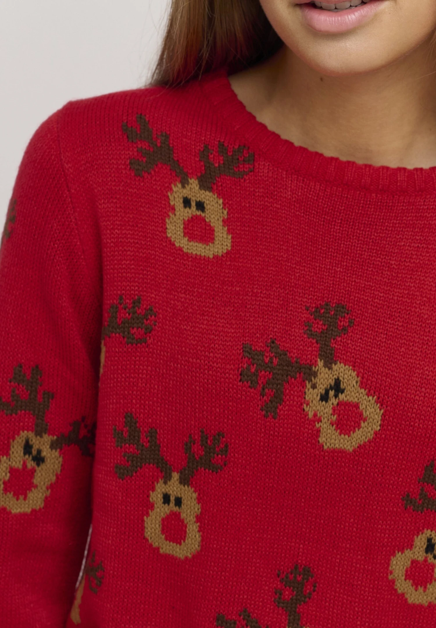 OXMO Oxchristel - Jersey De Punto - Chinese Red 4 OXMO Oxchristel - Jersey De Punto - Chinese Red - Imagen 4