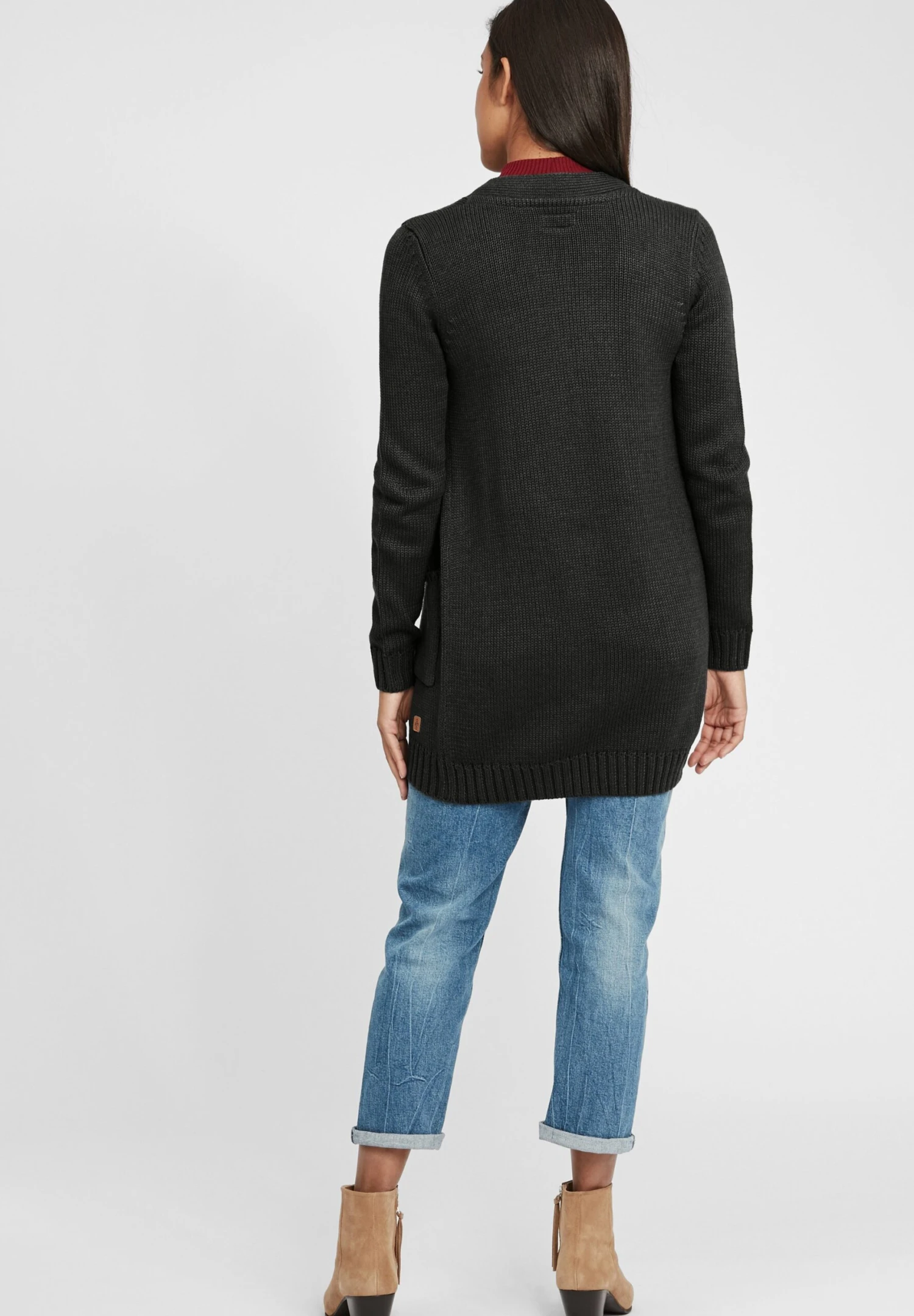 OXMO Oxpaula - Chaqueta De Punto - Black 3 OXMO Oxpaula - Chaqueta De Punto - Black - Imagen 3