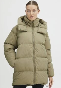 OXMO Oxellie - Abrigo De Invierno - Covert Green