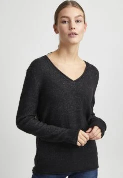 OXMO Oxilva - Jersey De Punto - Dark Grey Melange