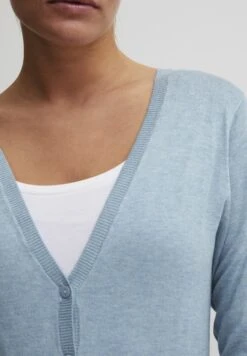 OXMO Oxhelene - Chaqueta De Punto - Blue Bell Melange 9 OXMO Oxhelene - Chaqueta De Punto - Blue Bell Melange -OXMO Tienda En Línea 1302c806f9904684ae2987432e8f6f7b