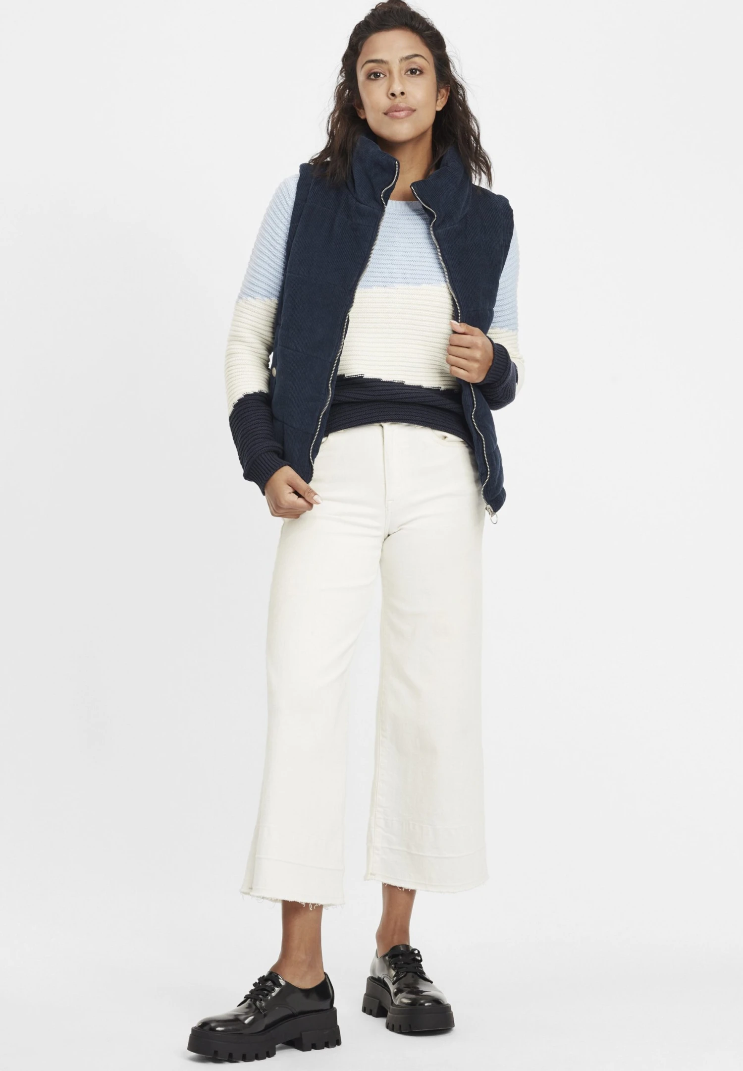 OXMO Oxvidema - Chaleco - Dress Blues 3 OXMO Oxvidema - Chaleco - Dress Blues - Imagen 3