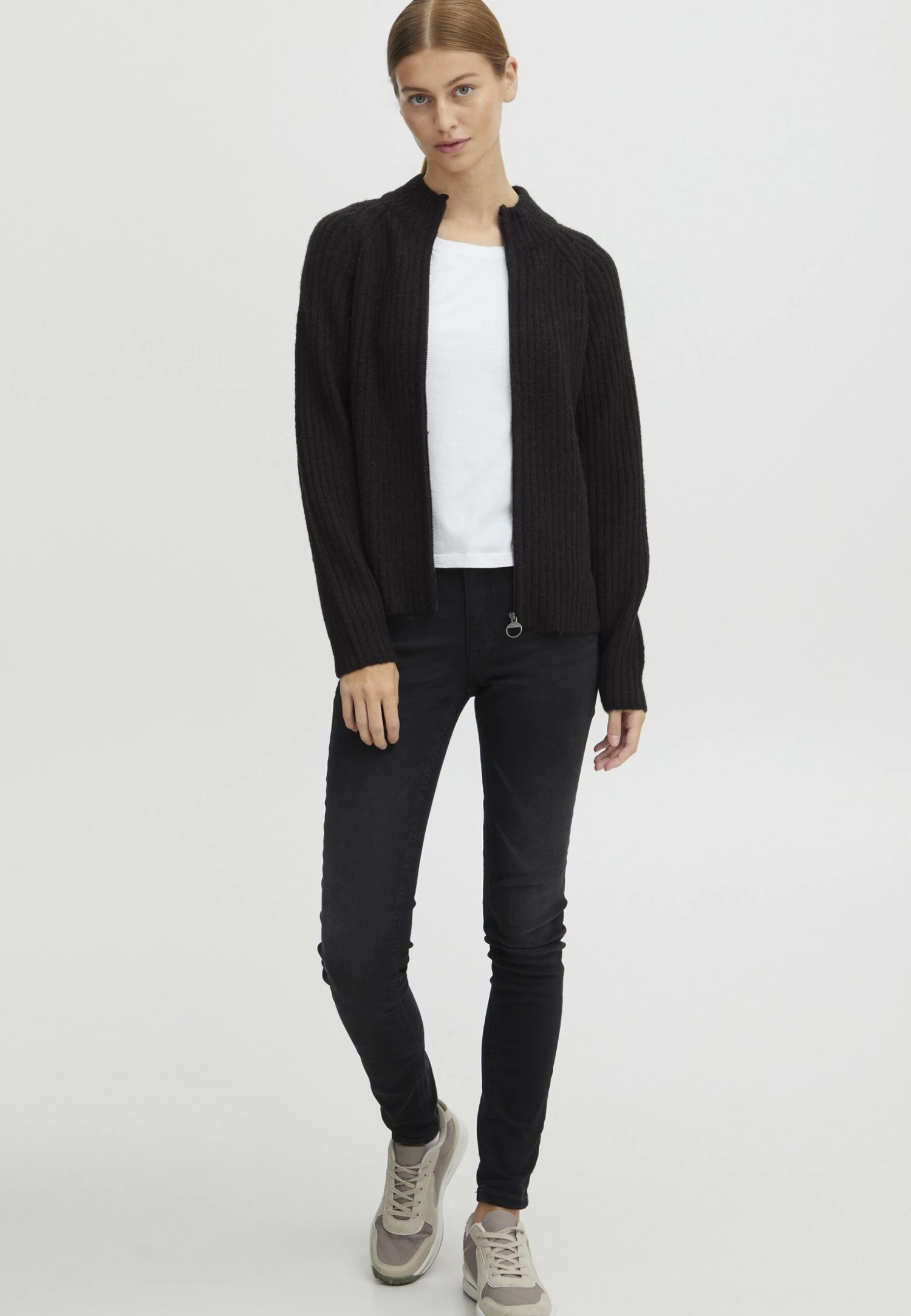 OXMO Sal - Chaqueta De Punto - Black 2 OXMO Sal - Chaqueta De Punto - Black - Imagen 2