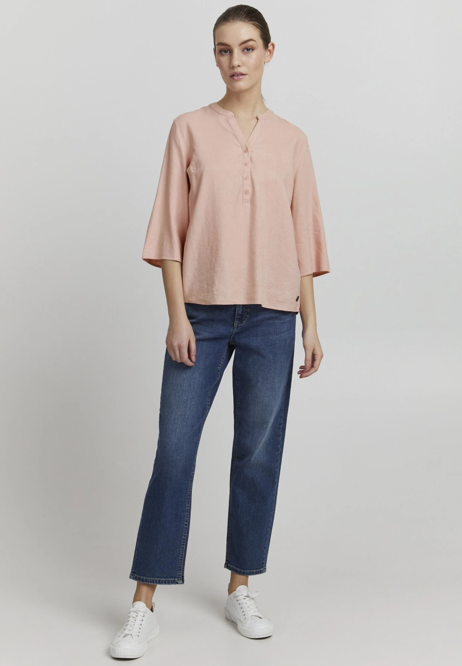 OXMO Oxanea - Blusa - Coral Cloud 2 OXMO Oxanea - Blusa - Coral Cloud - Imagen 2