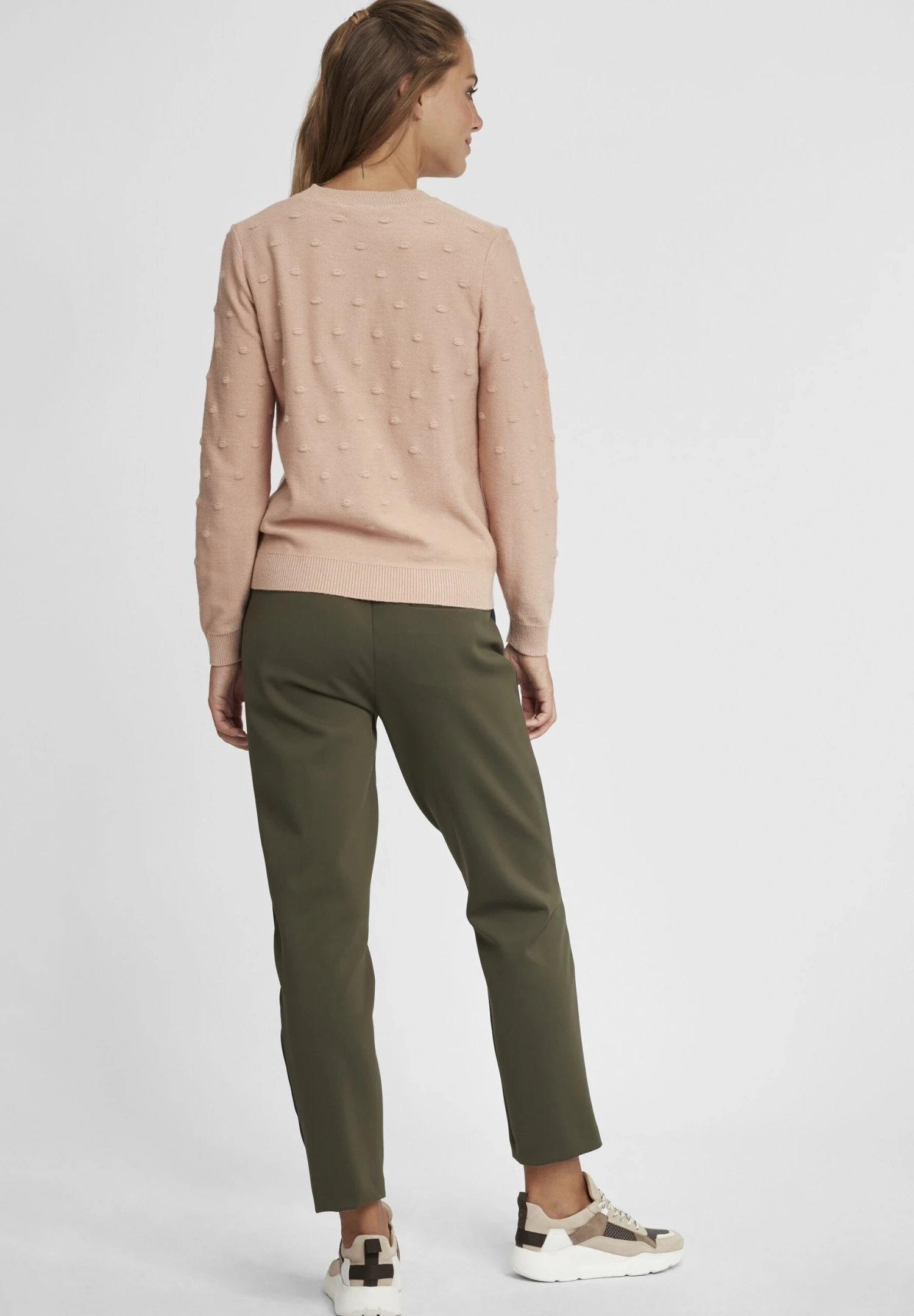 OXMO Oxdotta - Jersey De Punto - Mahogany Rose 3 OXMO Oxdotta - Jersey De Punto - Mahogany Rose - Imagen 3