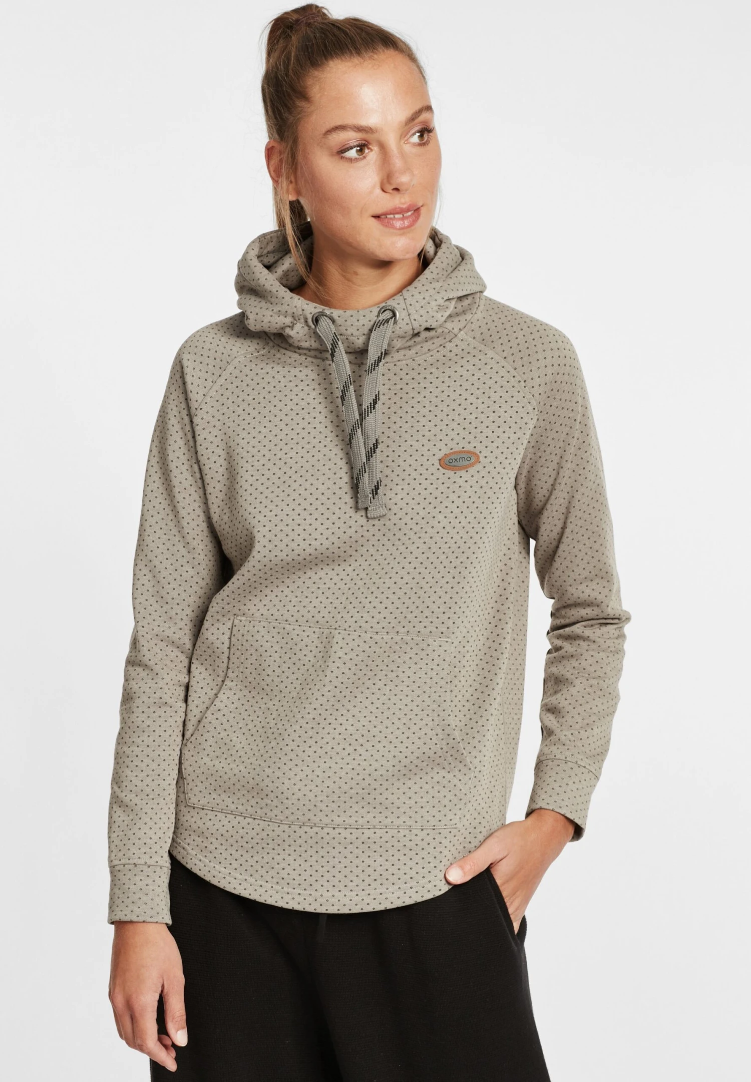 OXMO Oxamina - Jersey Con Capucha - Grey Melange 1 OXMO Oxamina - Jersey Con Capucha - Grey Melange