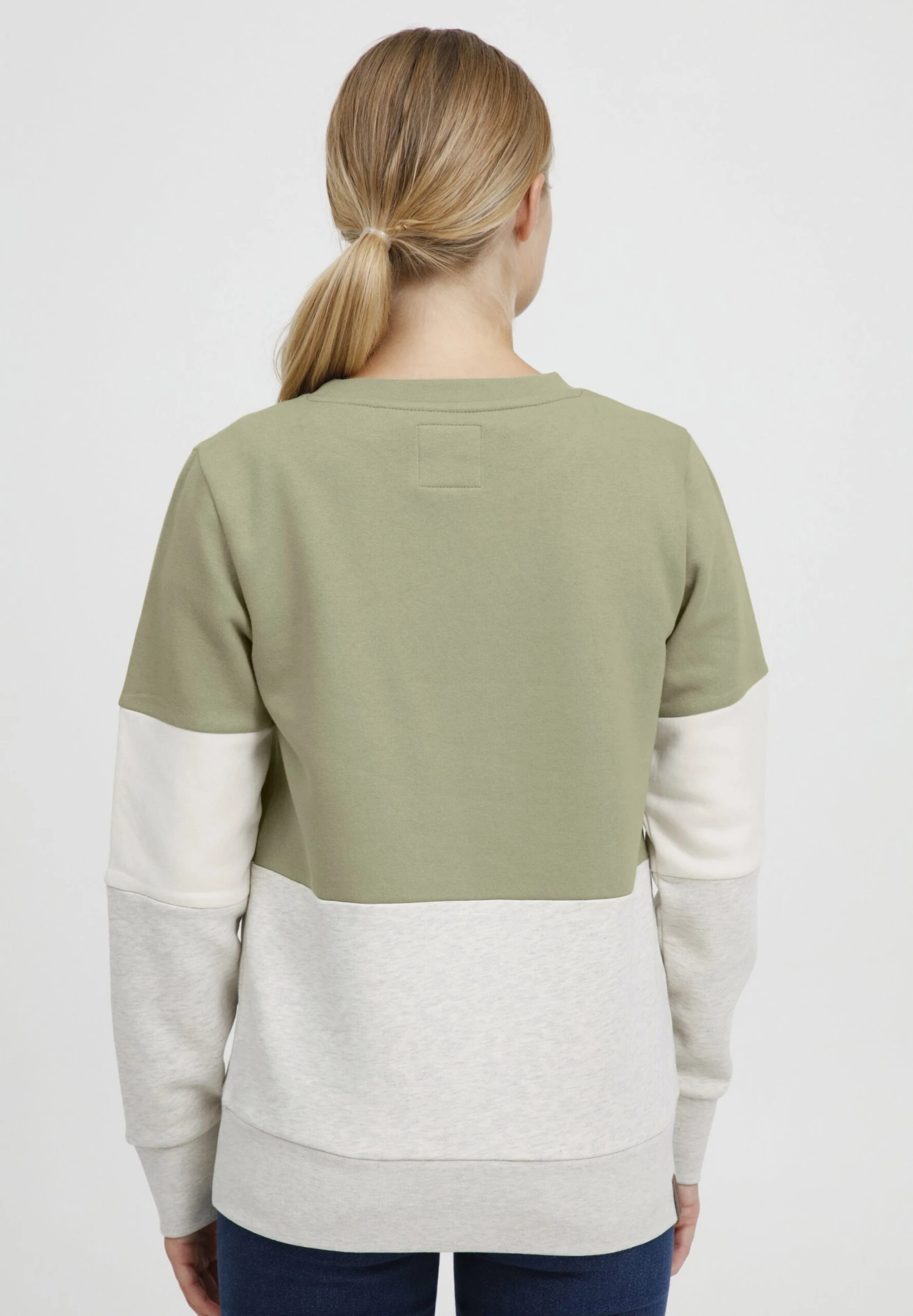 OXMO Oxtrine - Jersey De Punto - Seagrass 3 OXMO Oxtrine - Jersey De Punto - Seagrass - Imagen 3