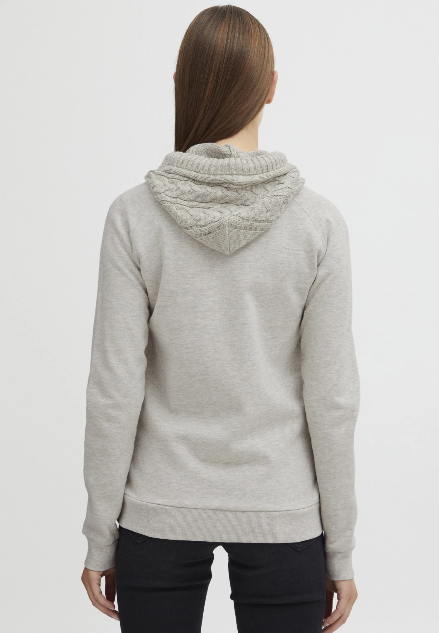 OXMO Oxmatilda - Sudadera Con Cremallera - Birch Melange 3 OXMO Oxmatilda - Sudadera Con Cremallera - Birch Melange - Imagen 3