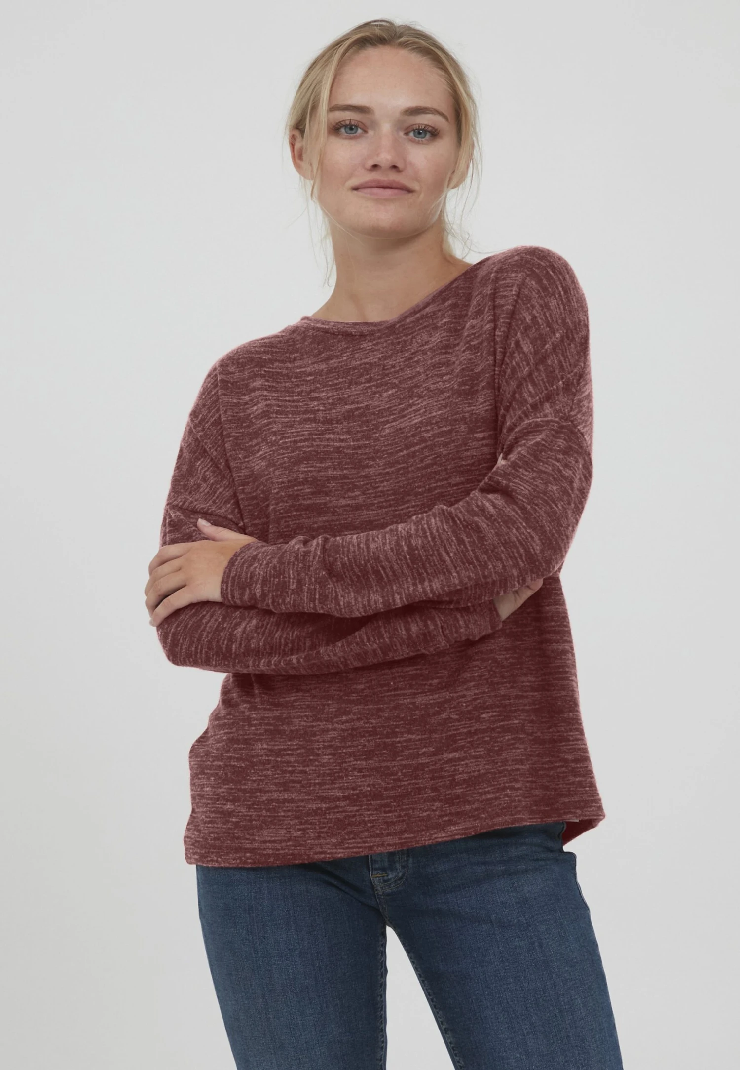 OXMO Oxbenta - Jersey De Punto - Chocolate Truffle Melange 1 OXMO Oxbenta - Jersey De Punto - Chocolate Truffle Melange