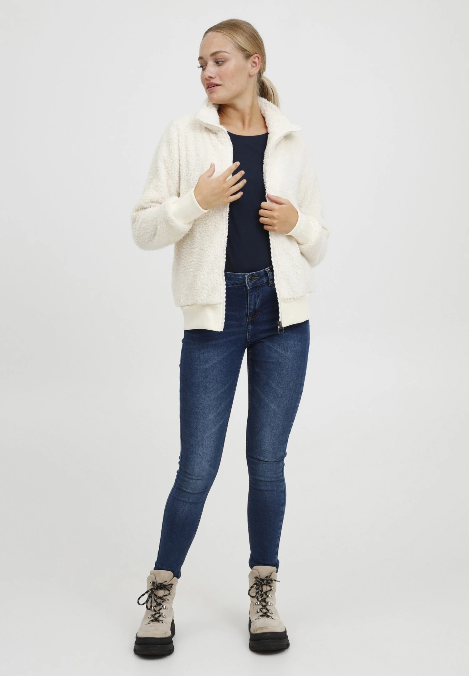 OXMO Anneka - Forro Polar - White 2 OXMO Anneka - Forro Polar - White - Imagen 2