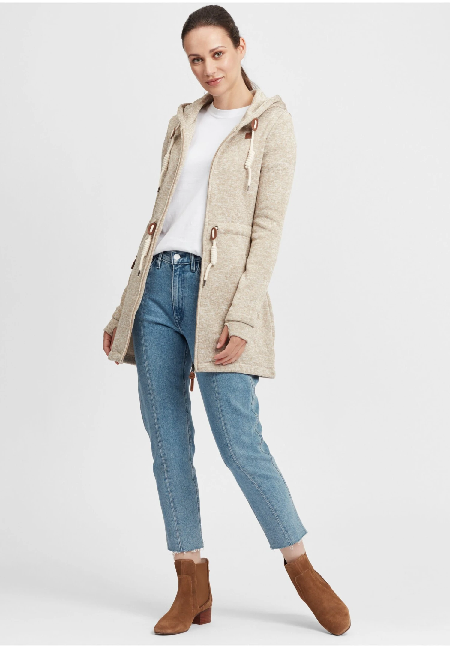 OXMO Oxthora - Abrigo Corto - Dune 2 OXMO Oxthora - Abrigo Corto - Dune - Imagen 2