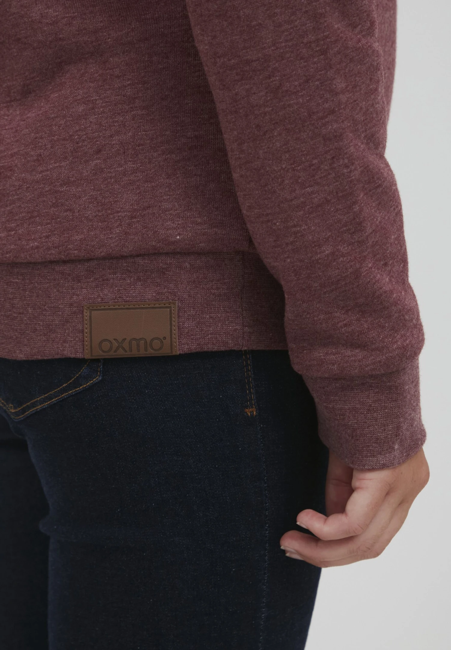 OXMO Oxvicky - Sudadera Con Cremallera - Red 4 OXMO Oxvicky - Sudadera Con Cremallera - Red - Imagen 4