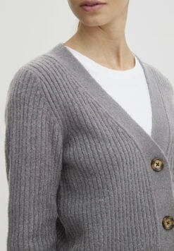 OXMO Oxnorene - Chaqueta De Punto - Mid Grey Melange 10 OXMO Oxnorene - Chaqueta De Punto - Mid Grey Melange -OXMO Tienda En Línea 1f72103aa7ad440c9a81dcc6b4873878