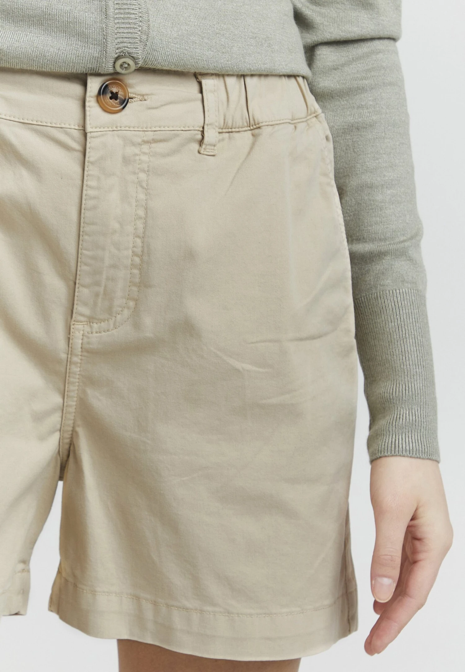 Oxmo Oxchai Me - Shorts - Cement 4 Oxmo Oxchai Me - Shorts - Cement - Imagen 4