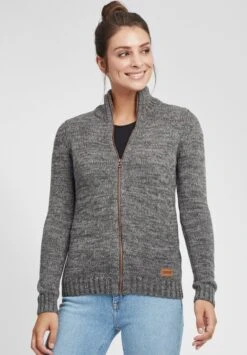 OXMO Oxphenix - Chaqueta De Punto - Dark Grey