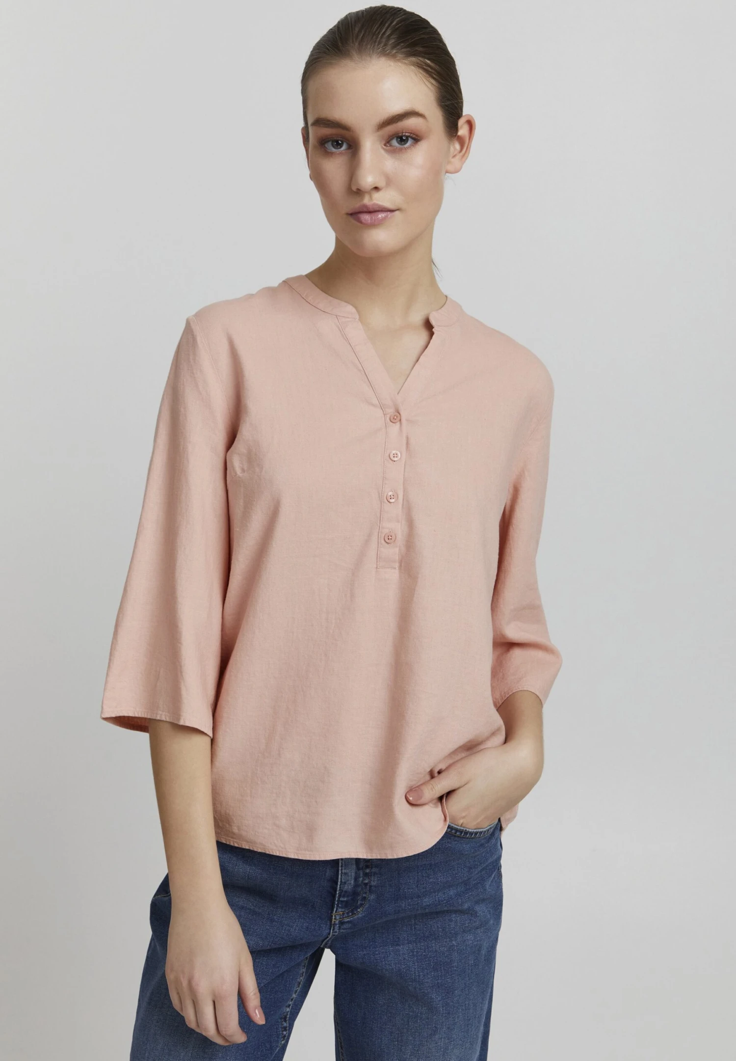 OXMO Oxanea - Blusa - Coral Cloud 1 OXMO Oxanea - Blusa - Coral Cloud
