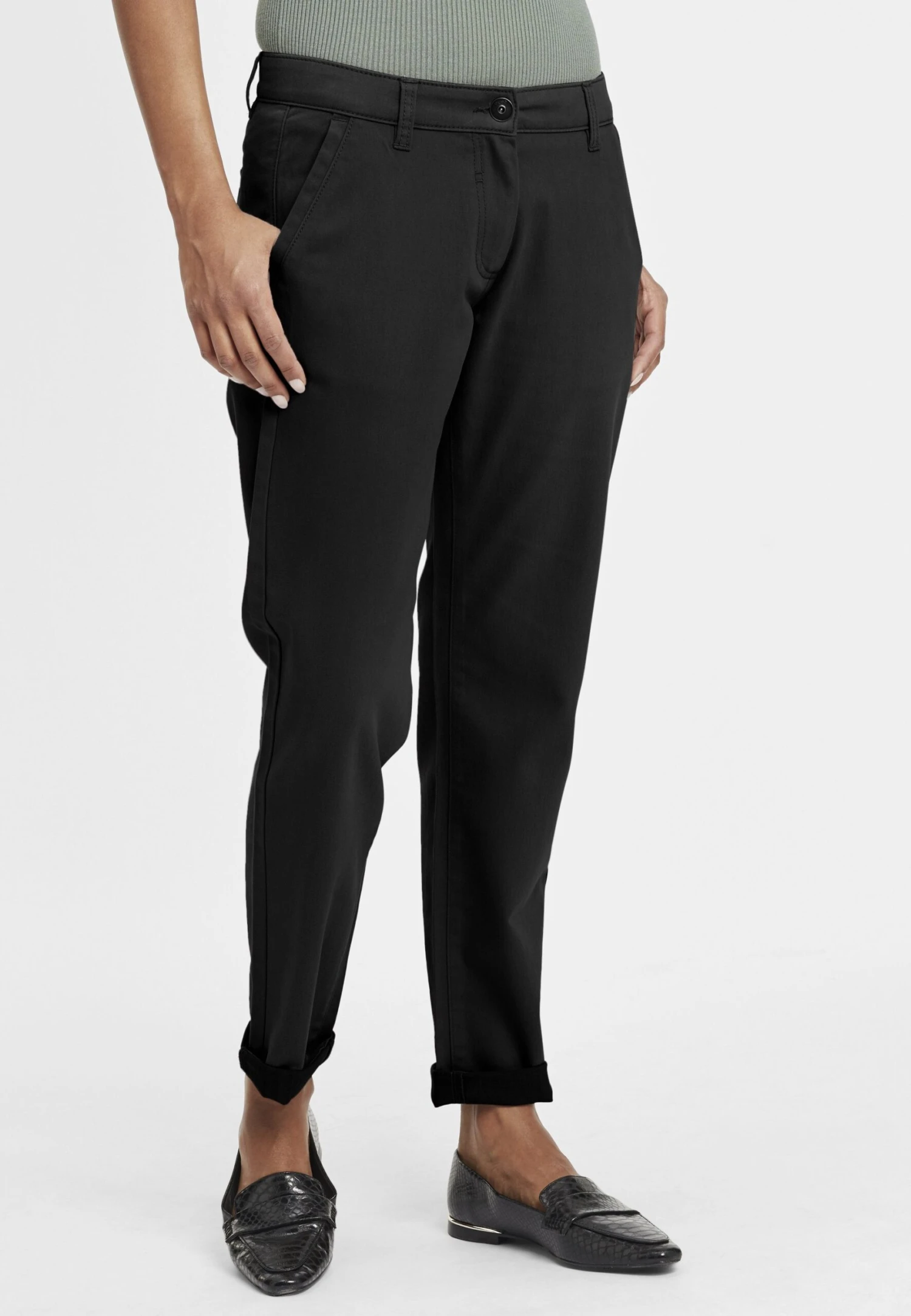 OXMO Oxdoneta - Pantalones Chinos - Black 1 OXMO Oxdoneta - Pantalones Chinos - Black