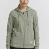 OXMO Oxlova - Sudadera Con Cremallera - Seagrass Melange