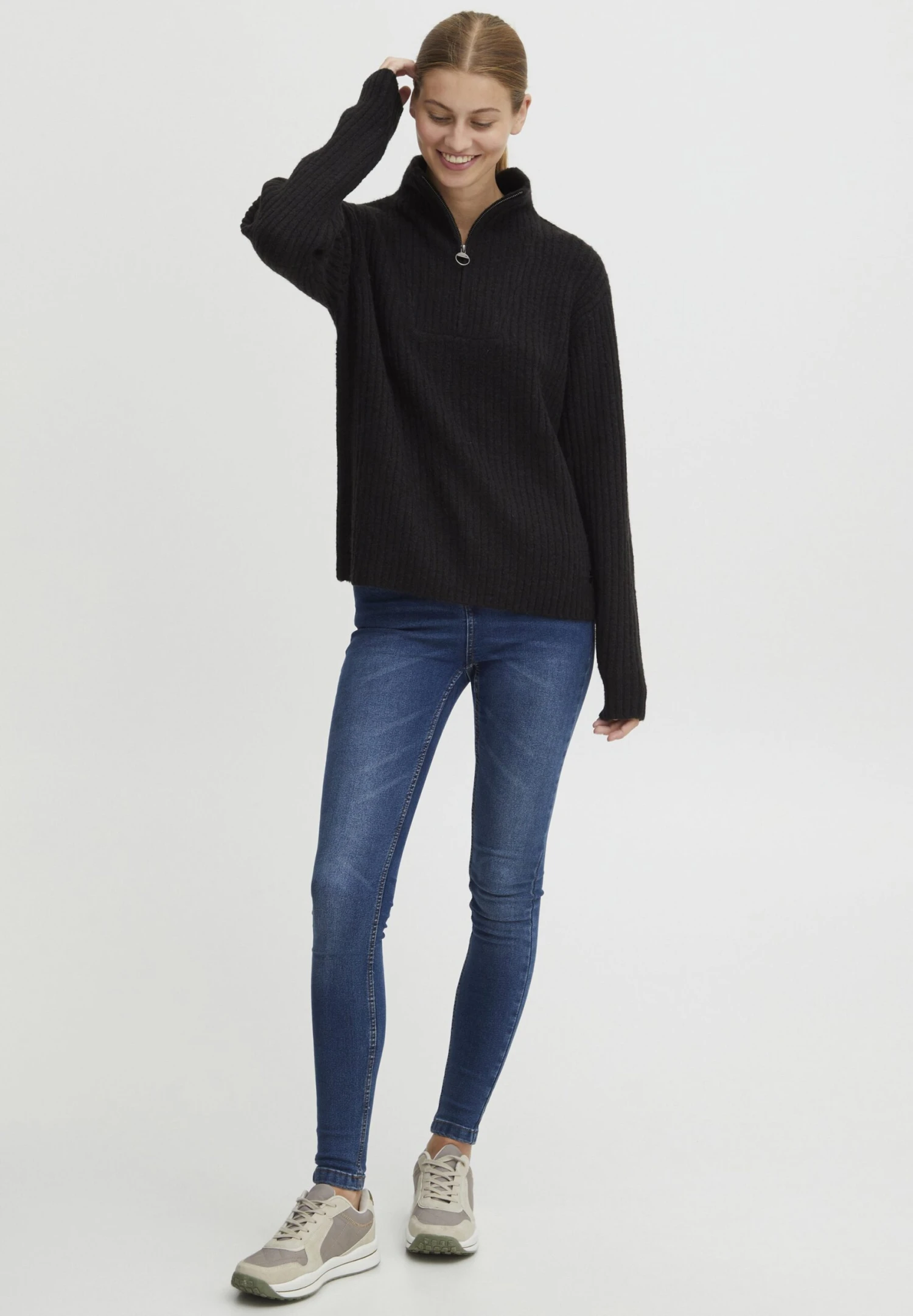 OXMO Oxsaline - Jersey De Punto - Black 2 OXMO Oxsaline - Jersey De Punto - Black - Imagen 2