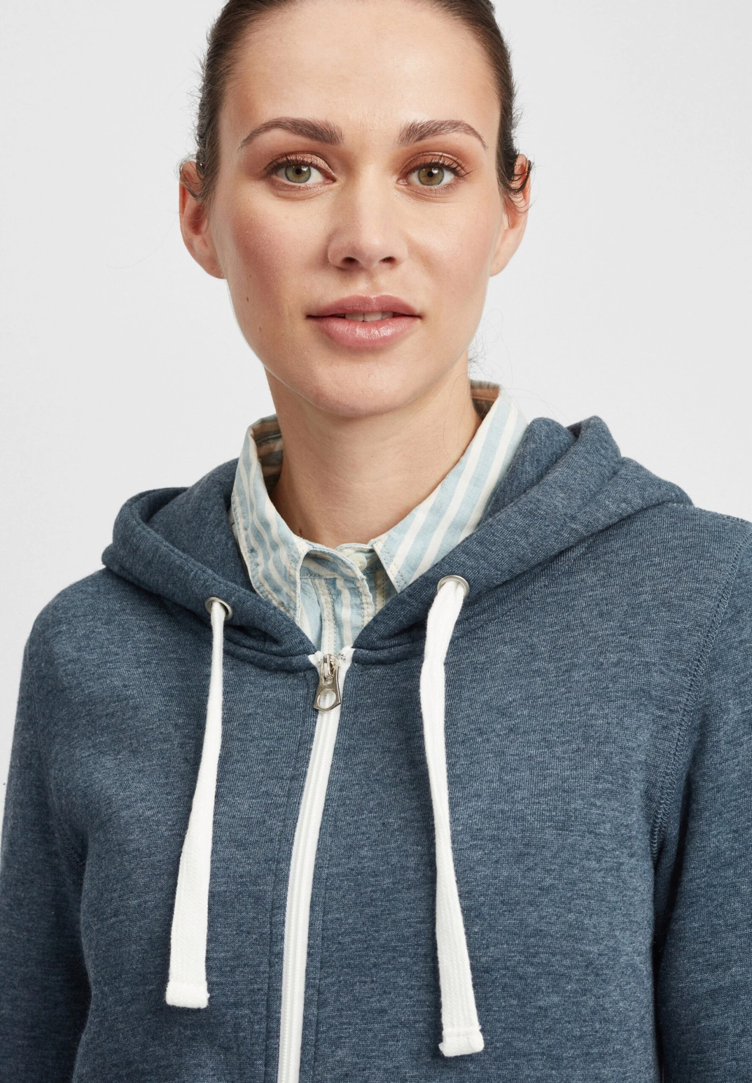 OXMO Oxolinda - Sudadera Con Cremallera - Ins Blue M 5 OXMO Oxolinda - Sudadera Con Cremallera - Ins Blue M - Imagen 5