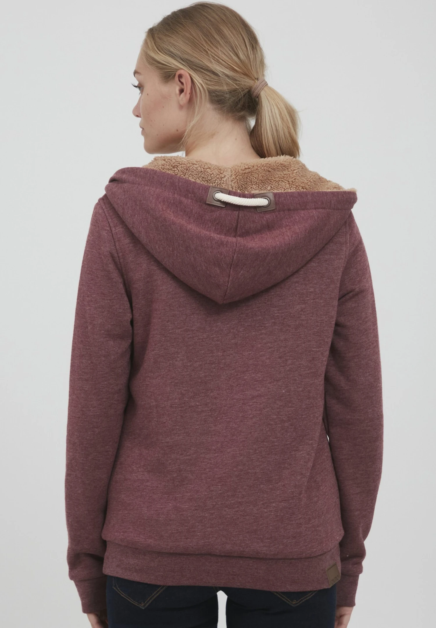 OXMO Oxvicky - Sudadera Con Cremallera - Red 2 OXMO Oxvicky - Sudadera Con Cremallera - Red - Imagen 2