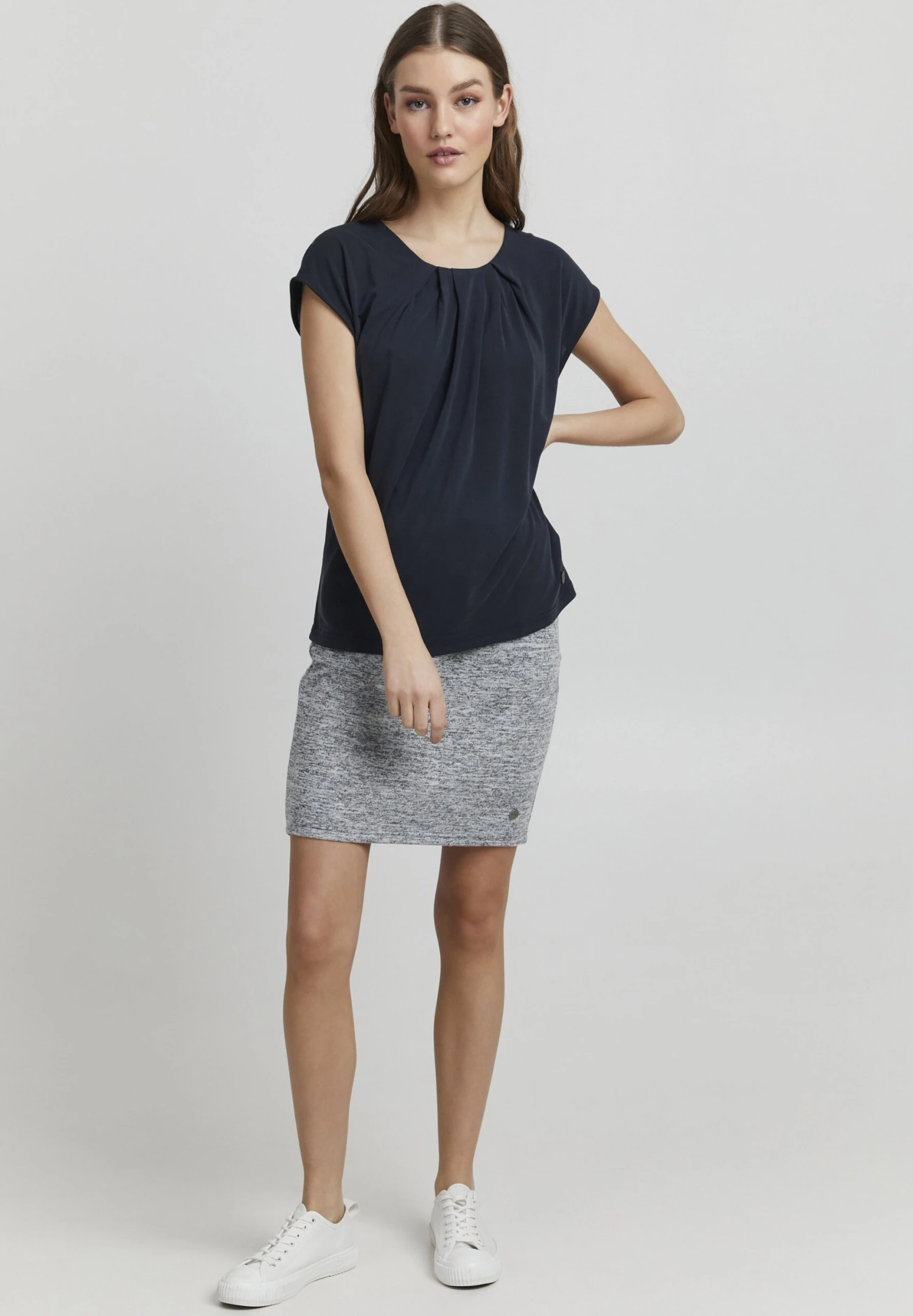 OXMO Bjalla - Camiseta Estampada - Darkblue 2 OXMO Bjalla - Camiseta Estampada - Darkblue - Imagen 2