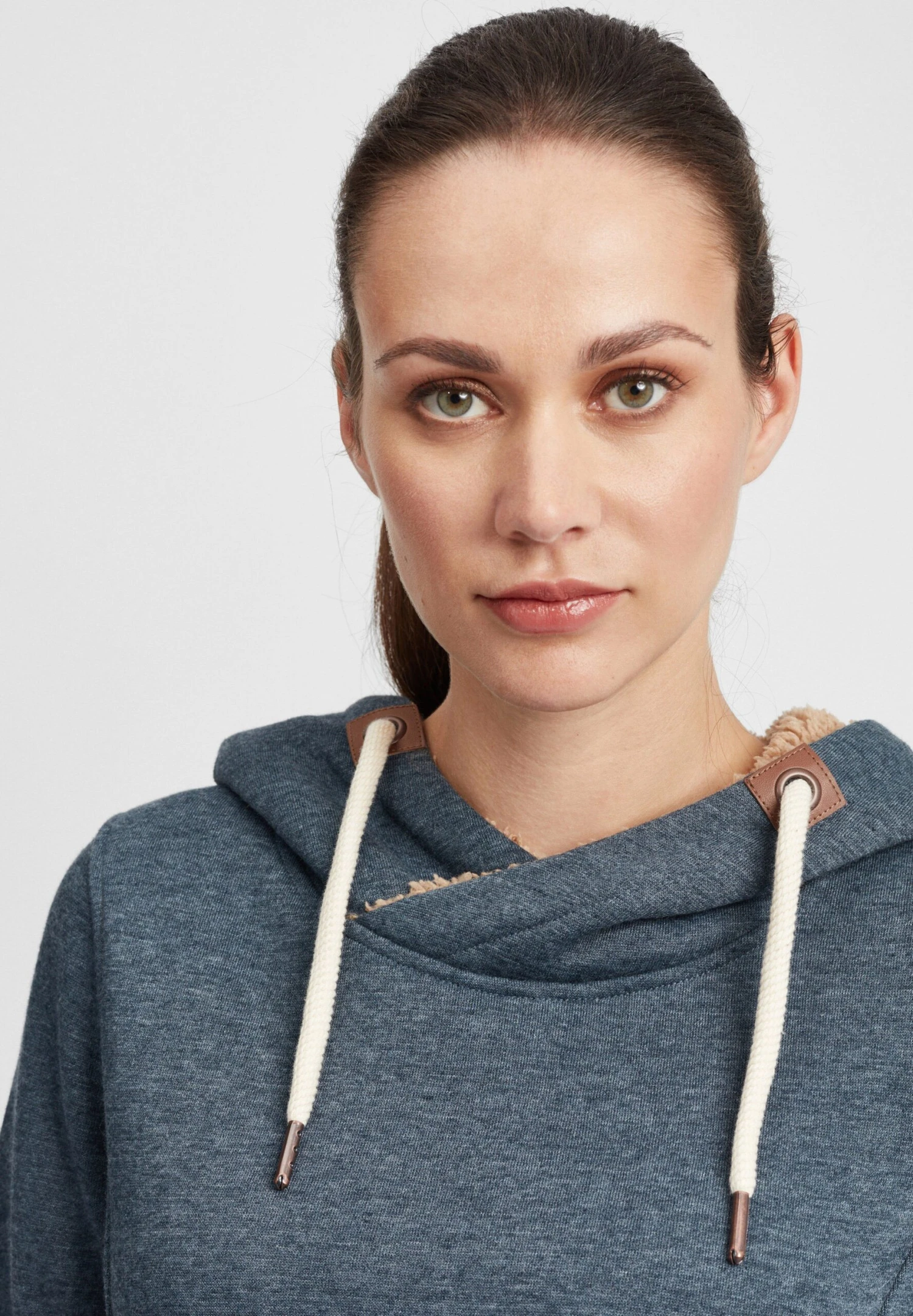 OXMO Oxvicky - Jersey Con Capucha - Ins Blu M 4 OXMO Oxvicky - Jersey Con Capucha - Ins Blu M - Imagen 4