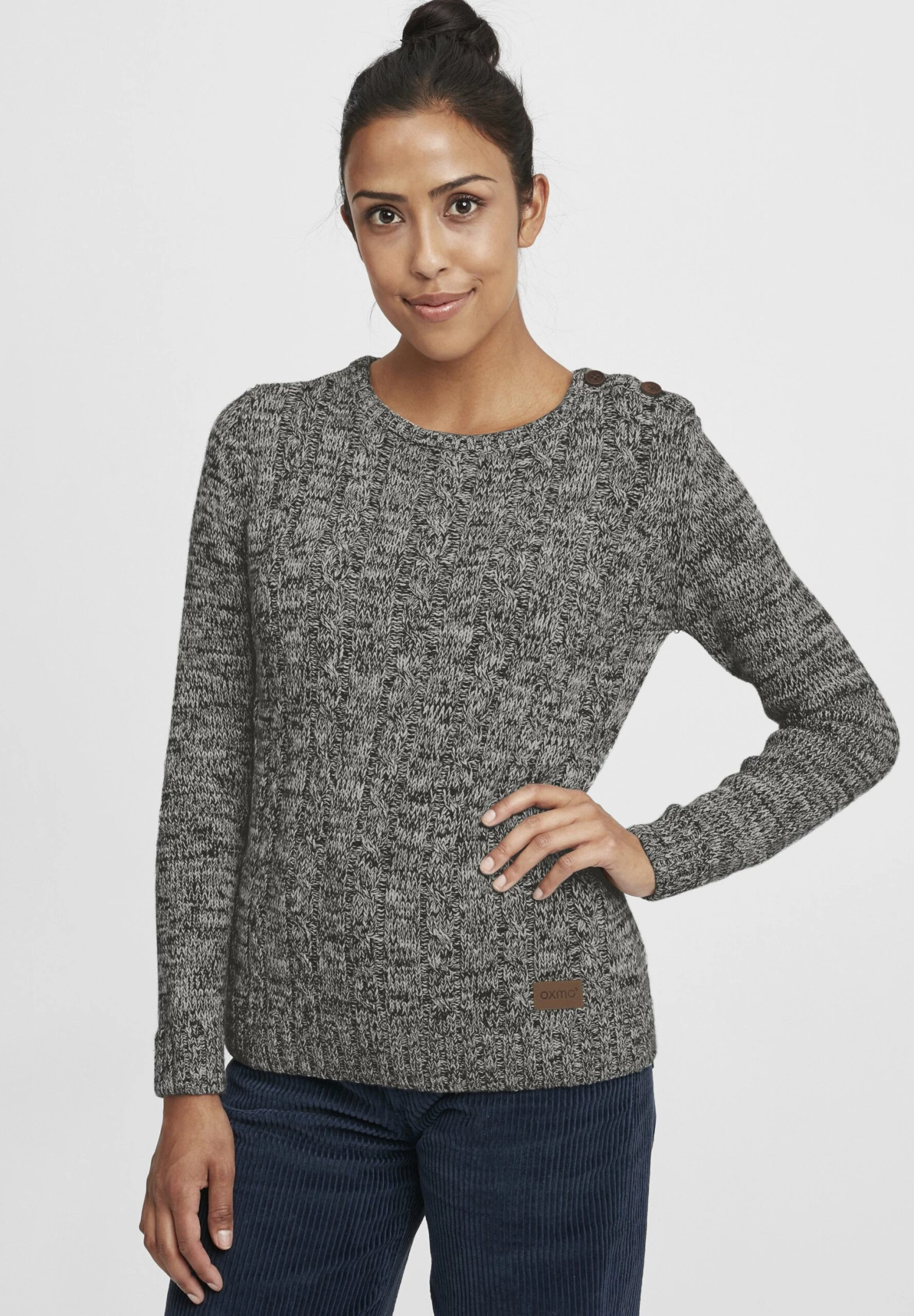 OXMO Oxphia - Jersey De Punto - Dark Grey 1 OXMO Oxphia - Jersey De Punto - Dark Grey