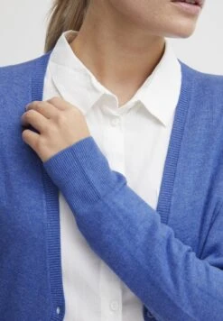 OXMO Oxhelene - Chaqueta De Punto - Strong Blue Melange 9 OXMO Oxhelene - Chaqueta De Punto - Strong Blue Melange -OXMO Tienda En Línea 39a6c17b1add4bc299be5642a13a9100