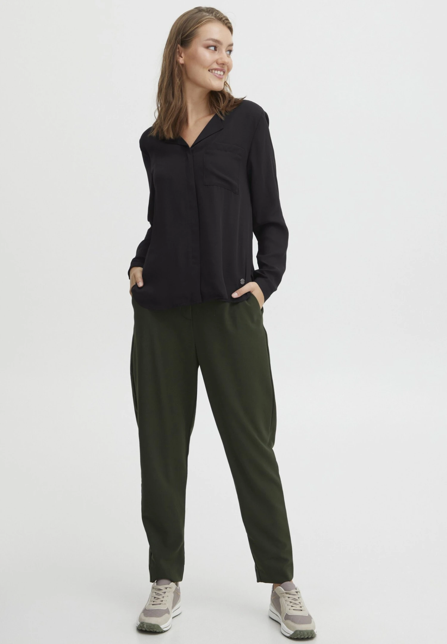 OXMO Oxhally - Blusa - Black 2 OXMO Oxhally - Blusa - Black - Imagen 2