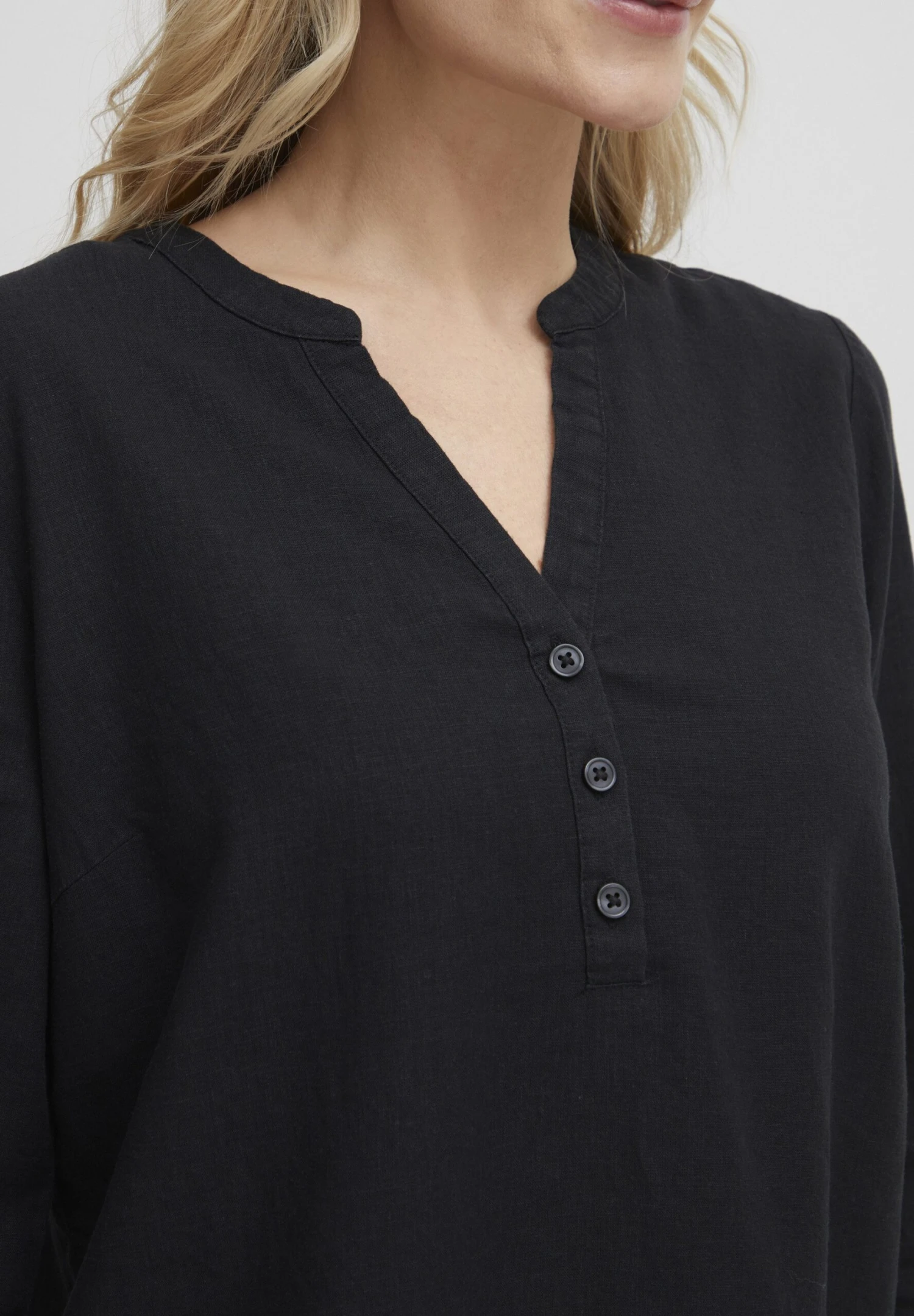 OXMO Oxanja - Blusa - Black 4 OXMO Oxanja - Blusa - Black - Imagen 4