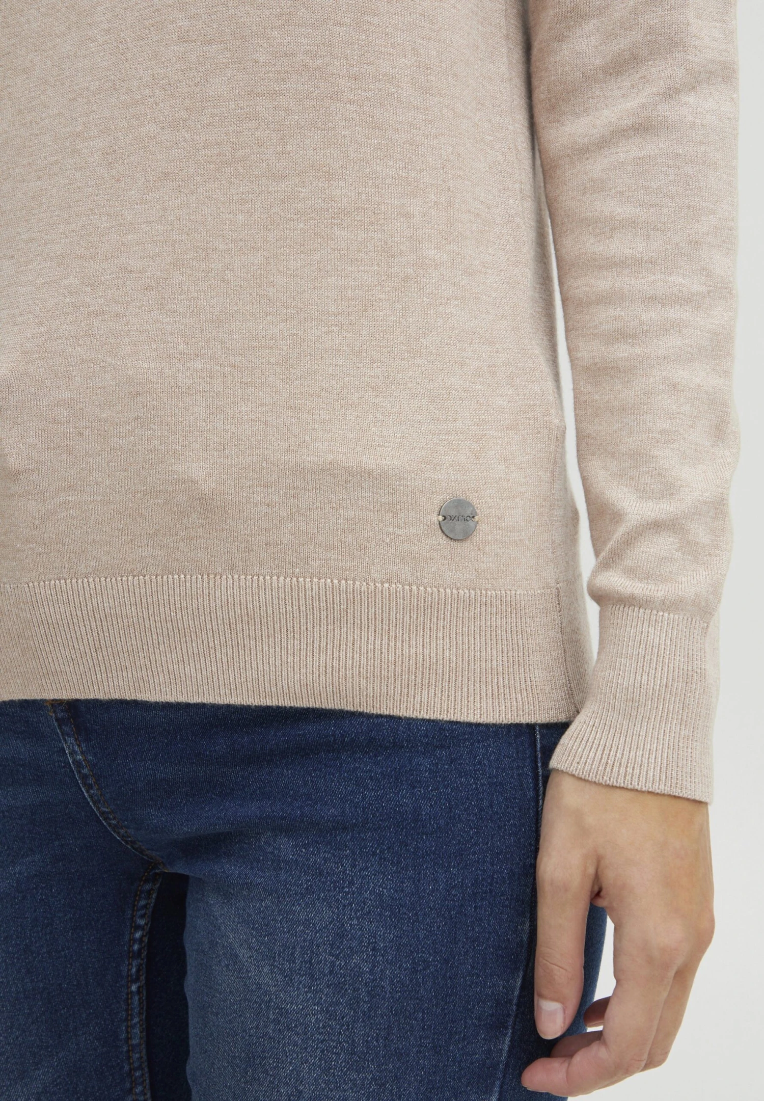 OXMO Katja - Jersey De Punto - Cement Melange 5 OXMO Katja - Jersey De Punto - Cement Melange - Imagen 5