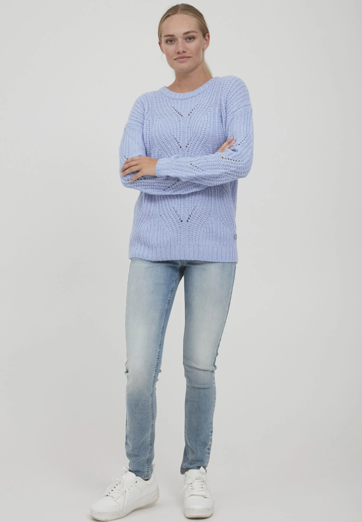 OXMO Oxchiara - Jersey De Punto - Sky Blue 2 OXMO Oxchiara - Jersey De Punto - Sky Blue - Imagen 2