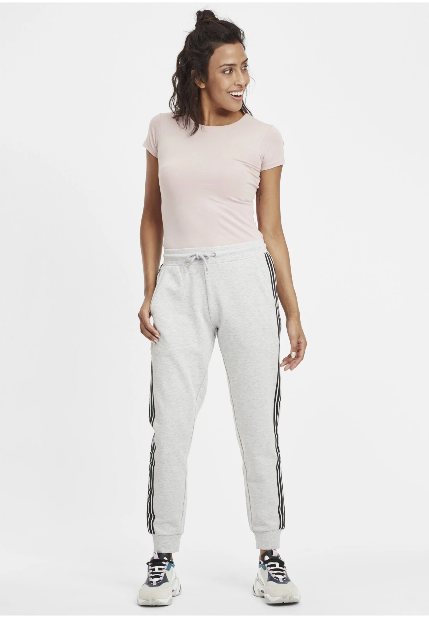 OXMO Oxgabrilla - Pantalones Deportivos - Light Grey Melange 2 OXMO Oxgabrilla - Pantalones Deportivos - Light Grey Melange - Imagen 2