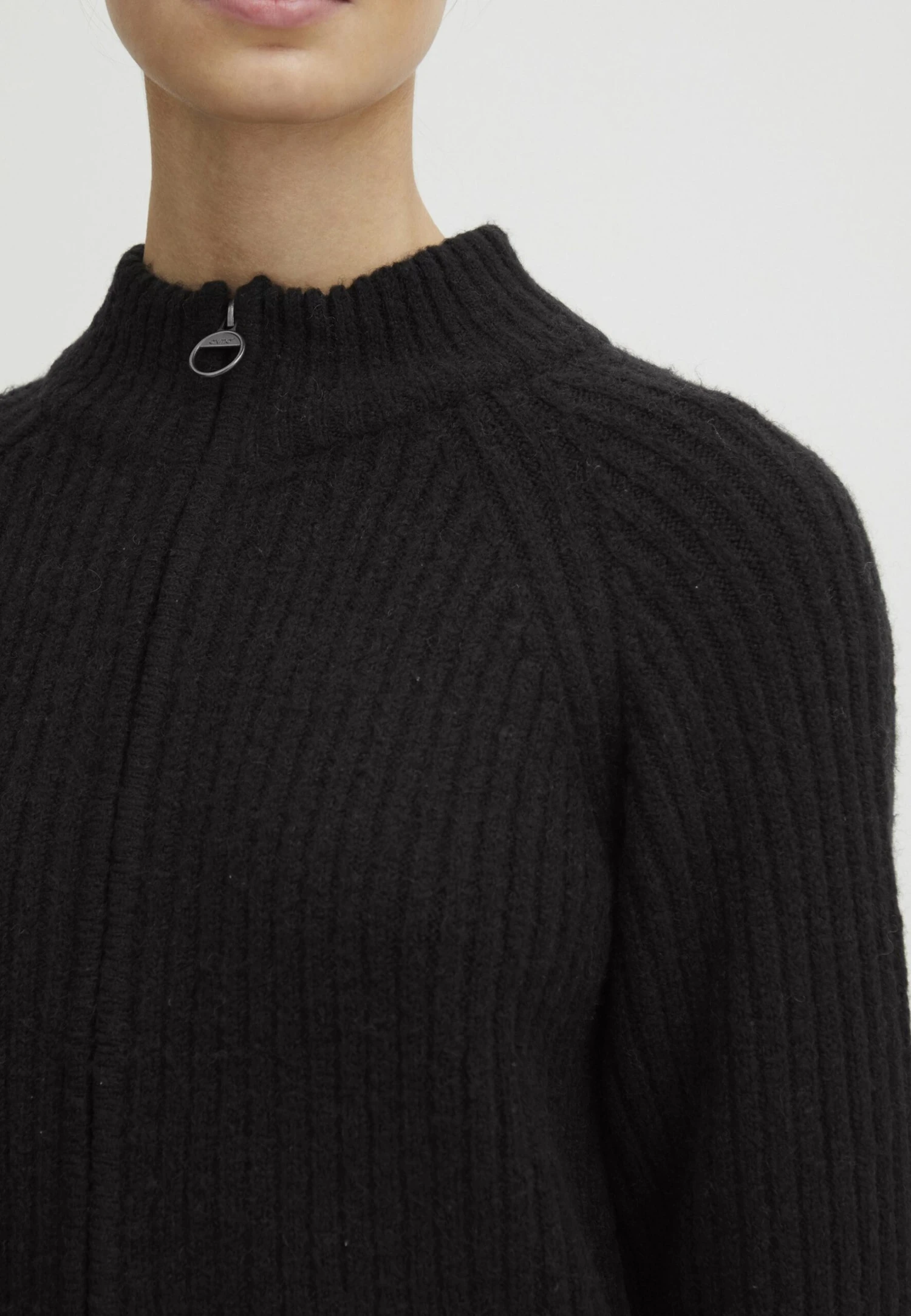 OXMO Sal - Chaqueta De Punto - Black 4 OXMO Sal - Chaqueta De Punto - Black - Imagen 4