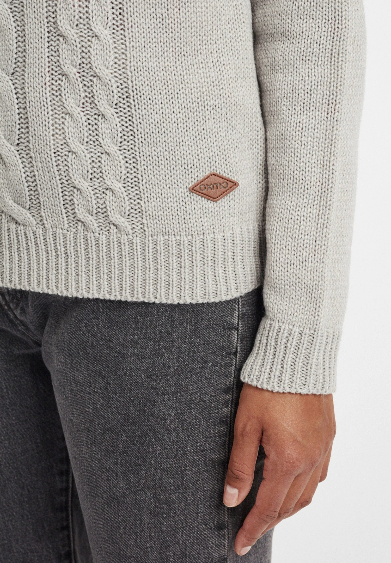 OXMO Oxcarry - Jersey De Punto - Mid Grey 5 OXMO Oxcarry - Jersey De Punto - Mid Grey - Imagen 5